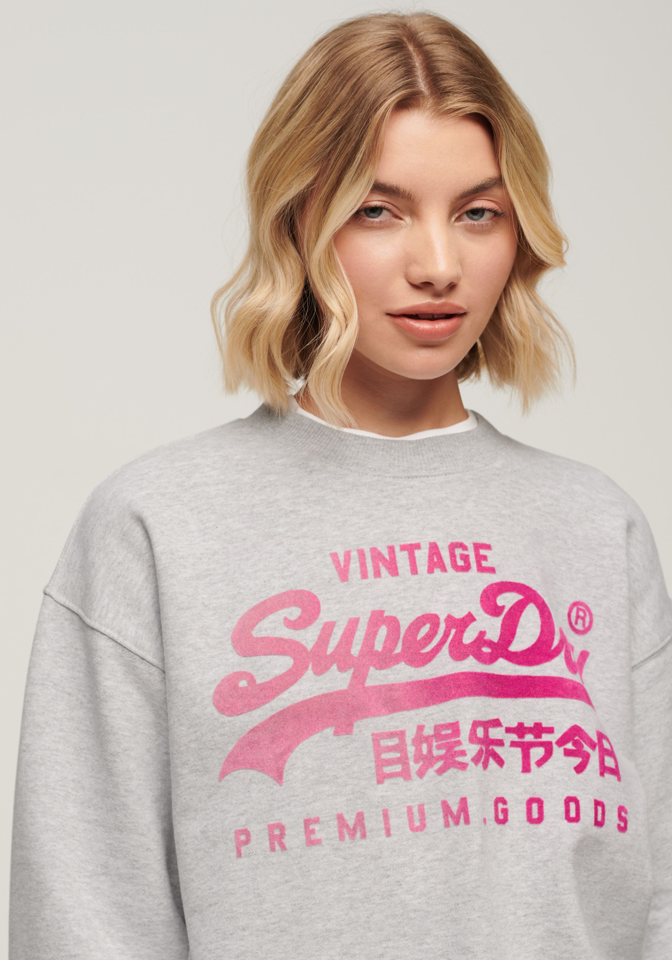 Superdry Sweatshirt »TONAL VL LOOSE SWEATSHIRT«