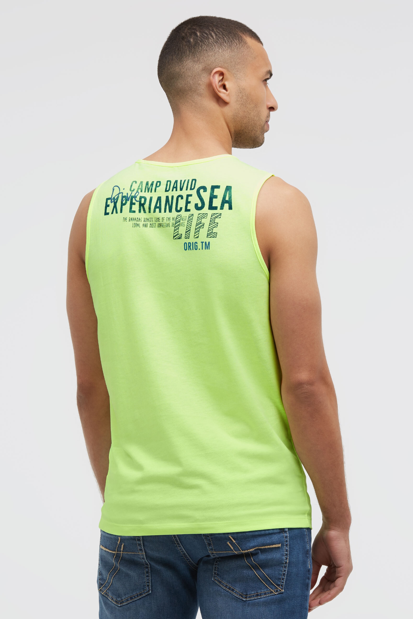 CAMP DAVID Tanktop mit Baumwolle