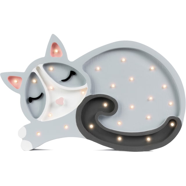 Europe »Katze«, | LED in Dimmer mit lights Fernbedienung, little und Made Timer, Tischleuchte BAUR