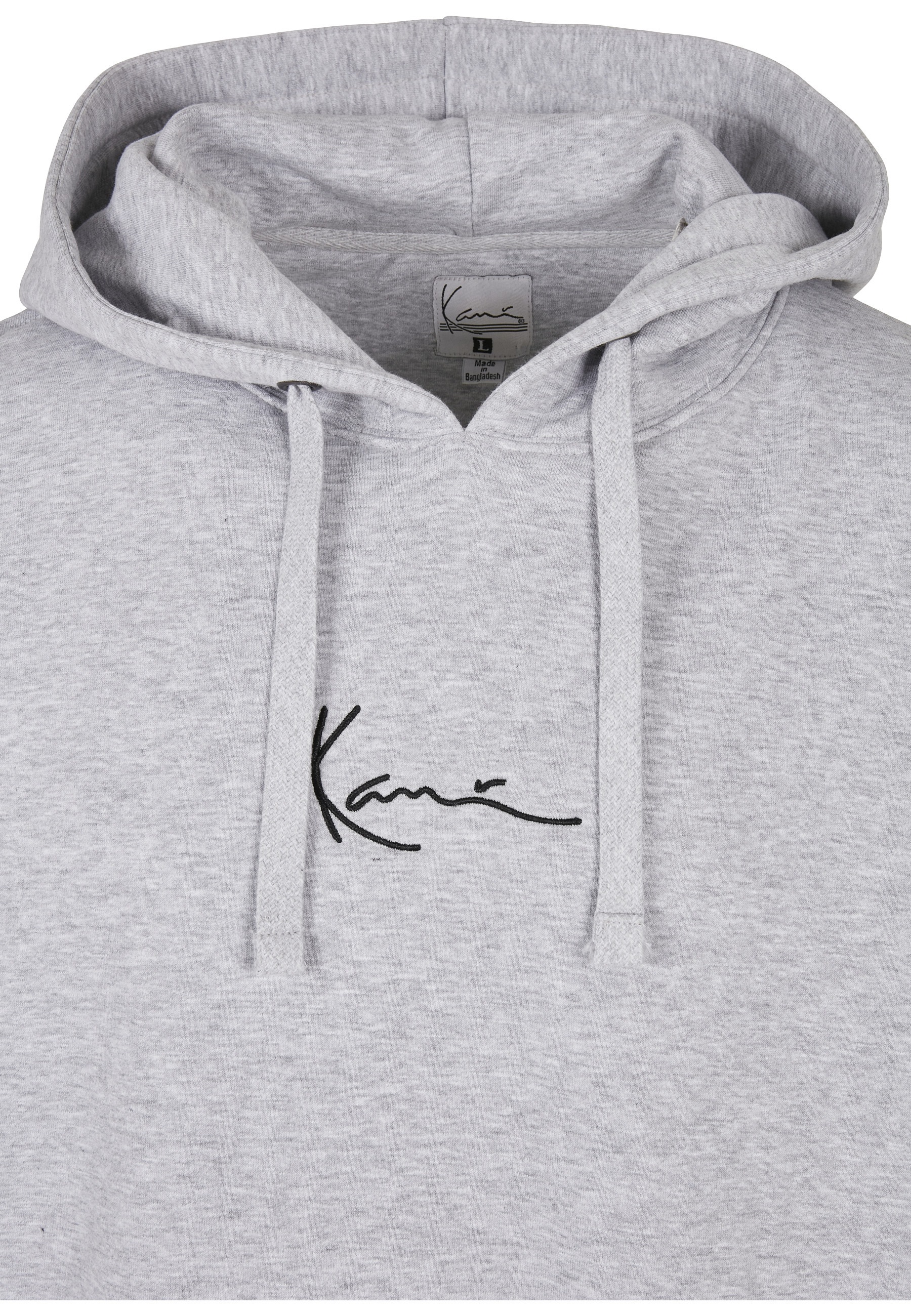Karl Kani Rundhalspullover »Karl Kani Männer KKMQ32061GRY Small Signature Hoodie ash grey« 1 Stk.