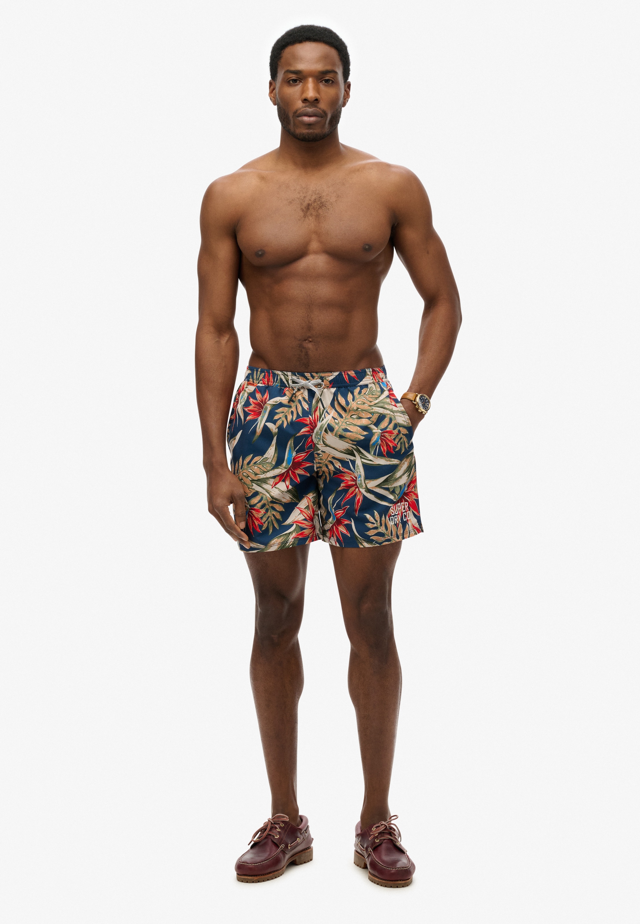 Superdry Badeshorts »HAWAIIAN PRINT 17 SWIM SHORT«