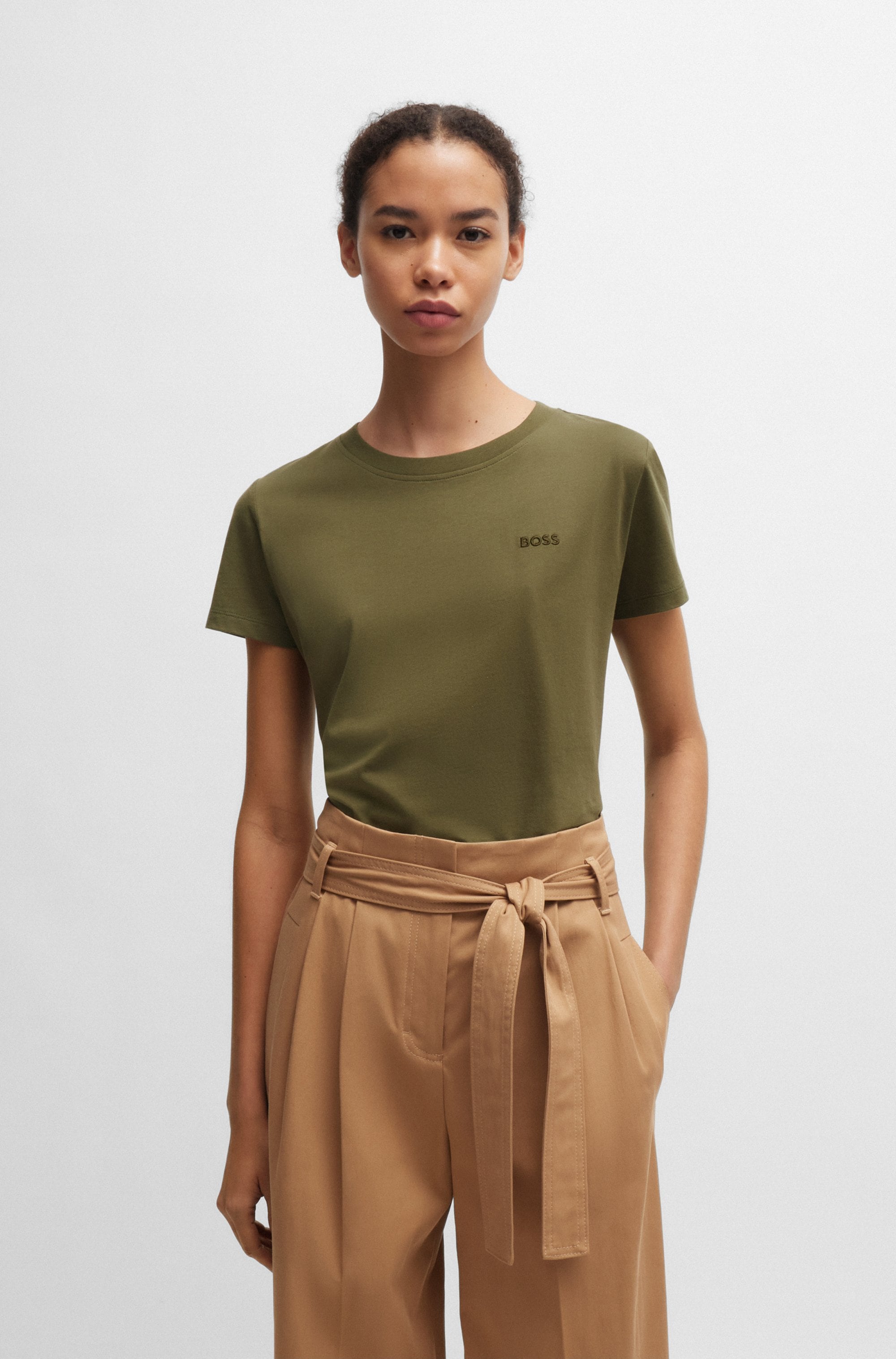 BOSS ORANGE T-Shirt "Esogo Premium Damenmode", mit Logo günstig online kaufen