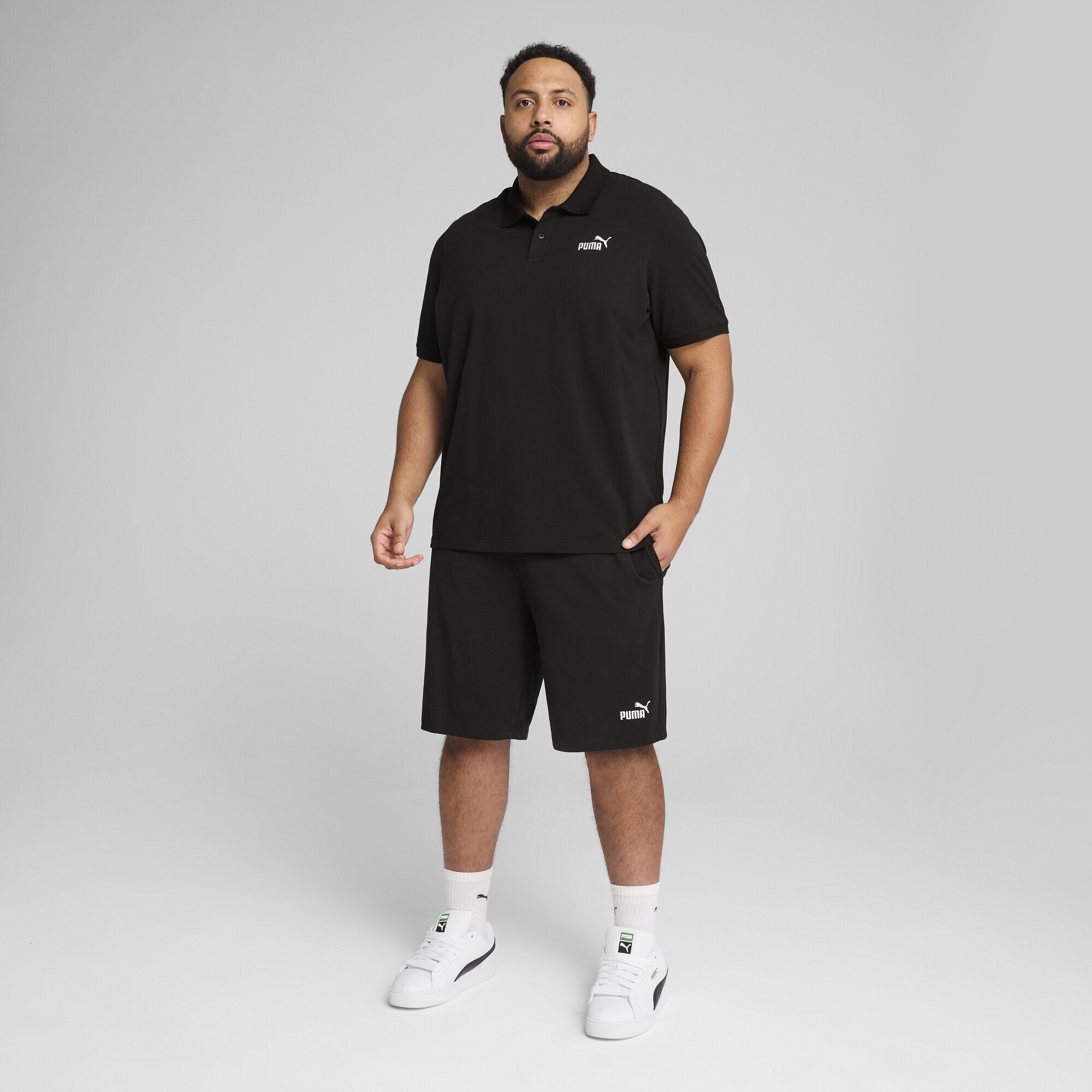 PUMA Sporthose "Essentials No. 1 Logo Jersey 10" Shorts Herren" günstig online kaufen