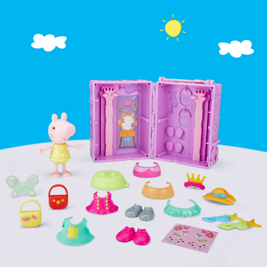 Hasbro Spielwelt »Peppa Pig Peppas Anziehspaß-Kleiderschrank«