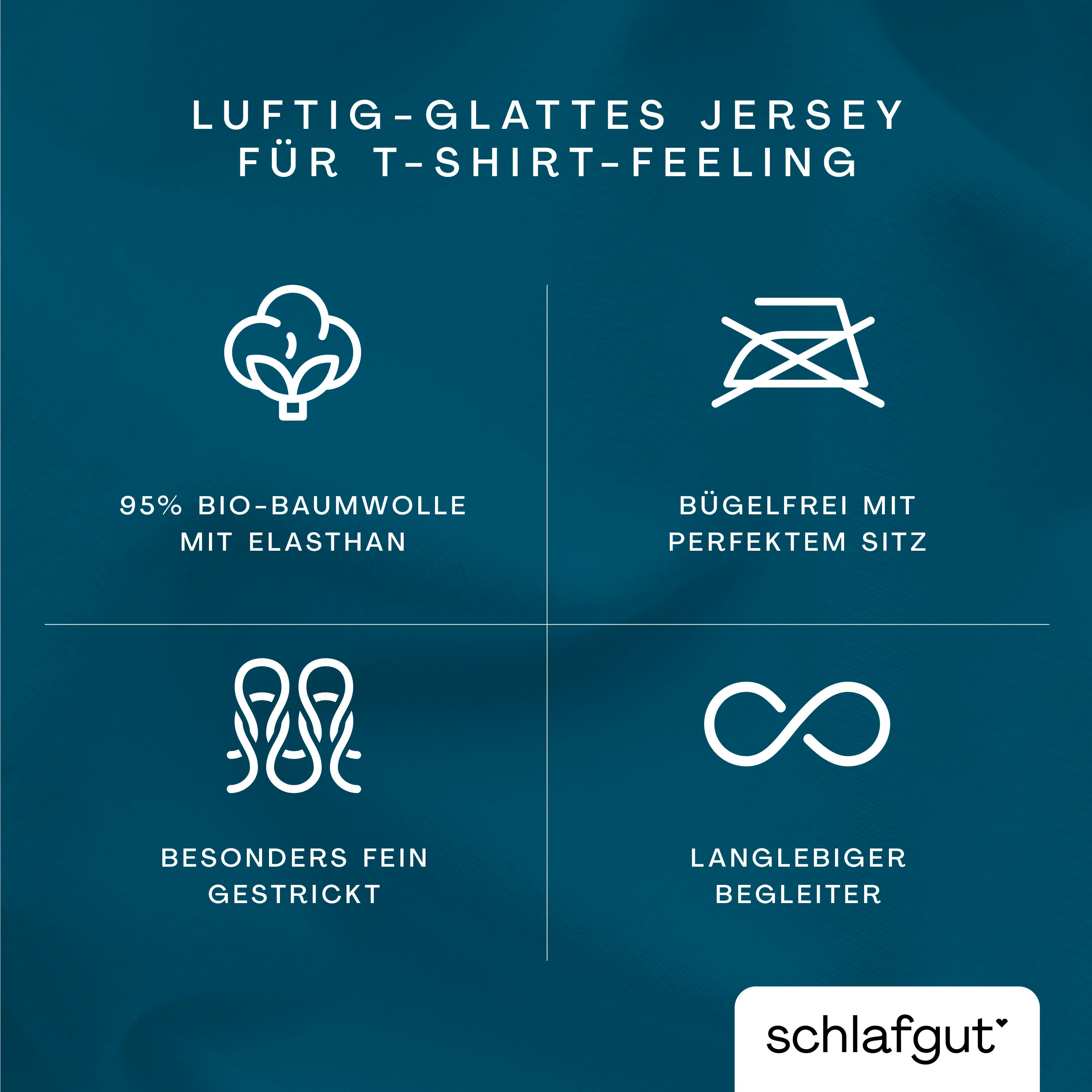 Thumbnail - Schlafgut Kissenbezug "Knitted Jersey aus Bio-Baumwolle mit Elasthan, bügelfrei," besonders fein gestrickt, Kissenhülle ...