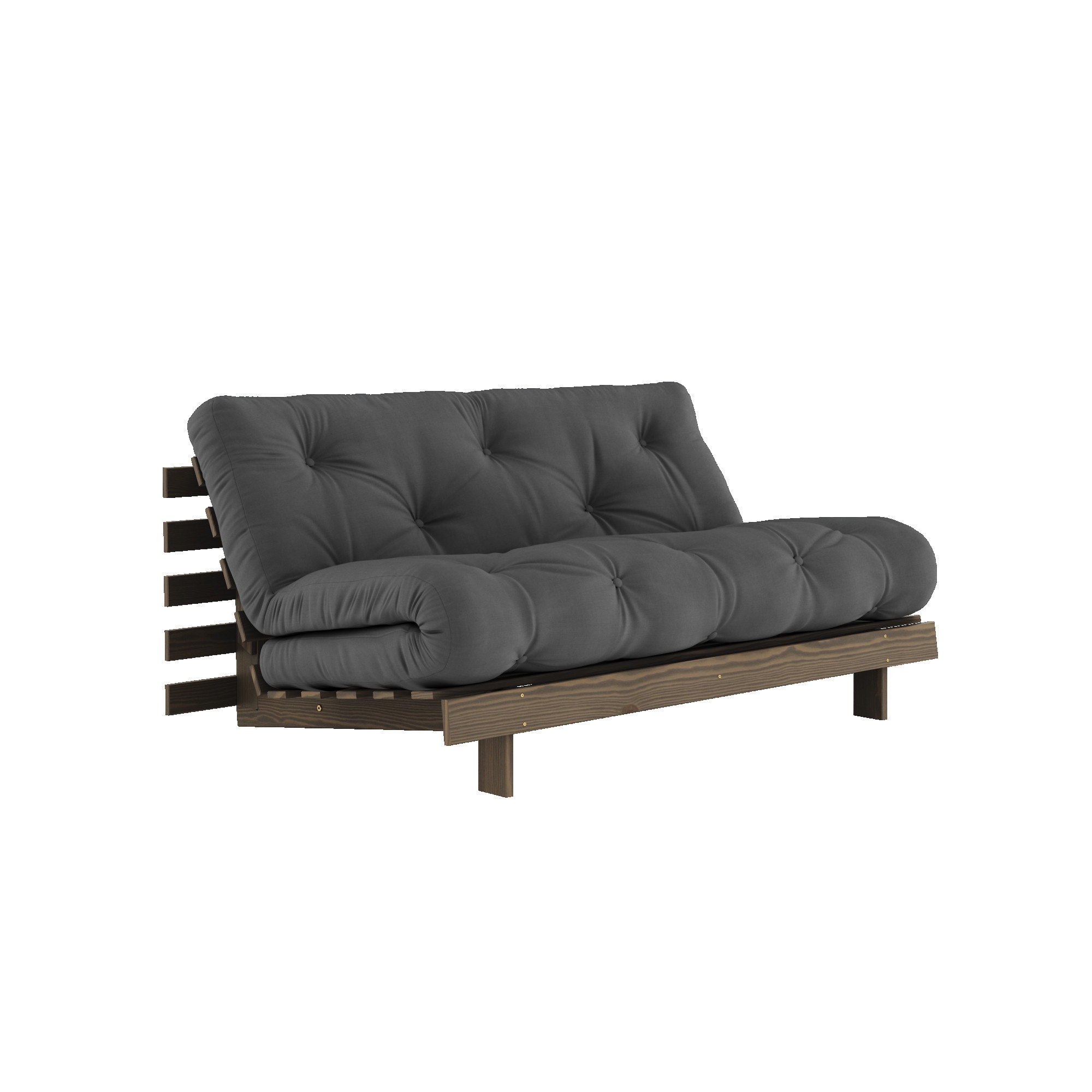 Karup Design Daybett "Roots Sofa Bed, Schlafsofa, Bettfunktion, FSC-Massivholz" Inkl. Futonmatratze, Made in Europe, langlebig, B: 140 oder 160 cm