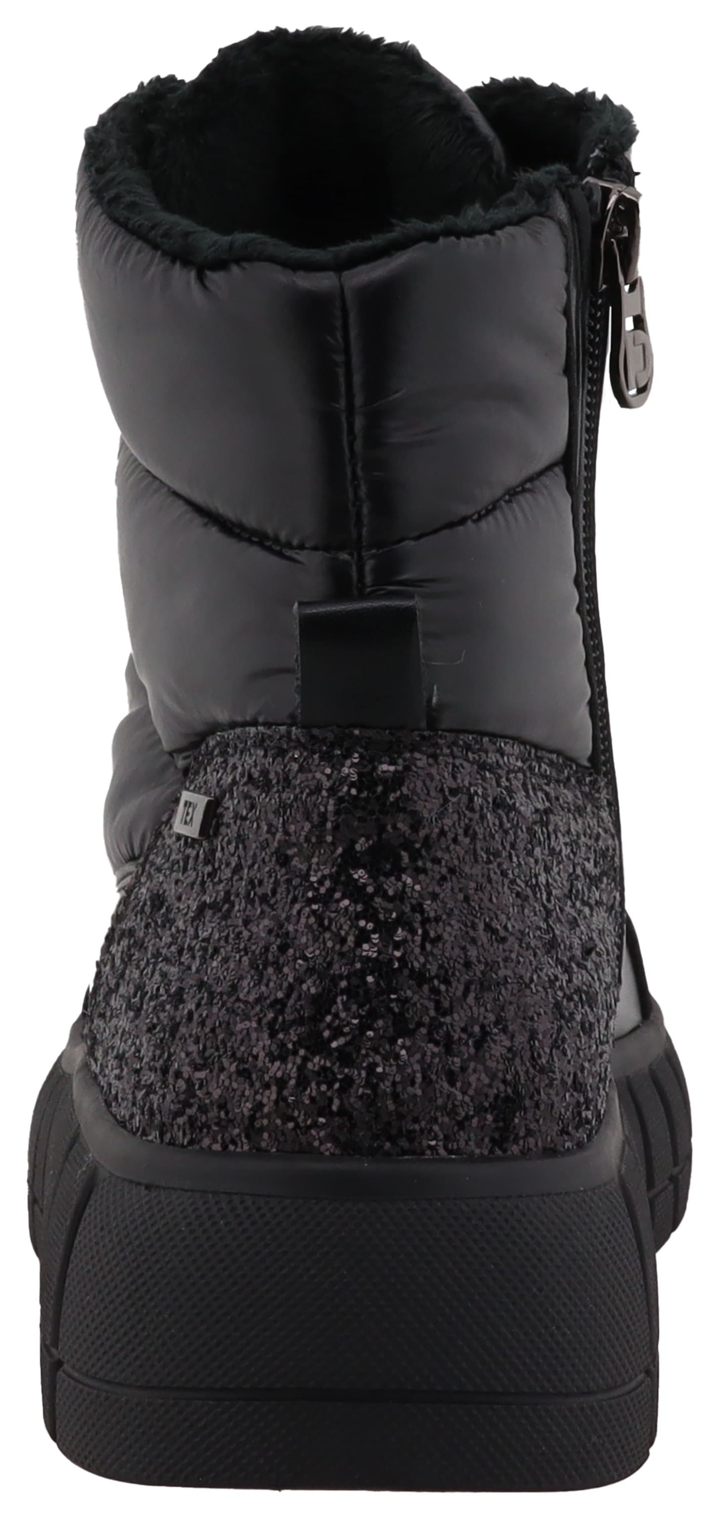 TOM TAILOR Schnürboots, Keilabsatz, Plateau, Schnürstiefelette mit schöner Ziersteppung