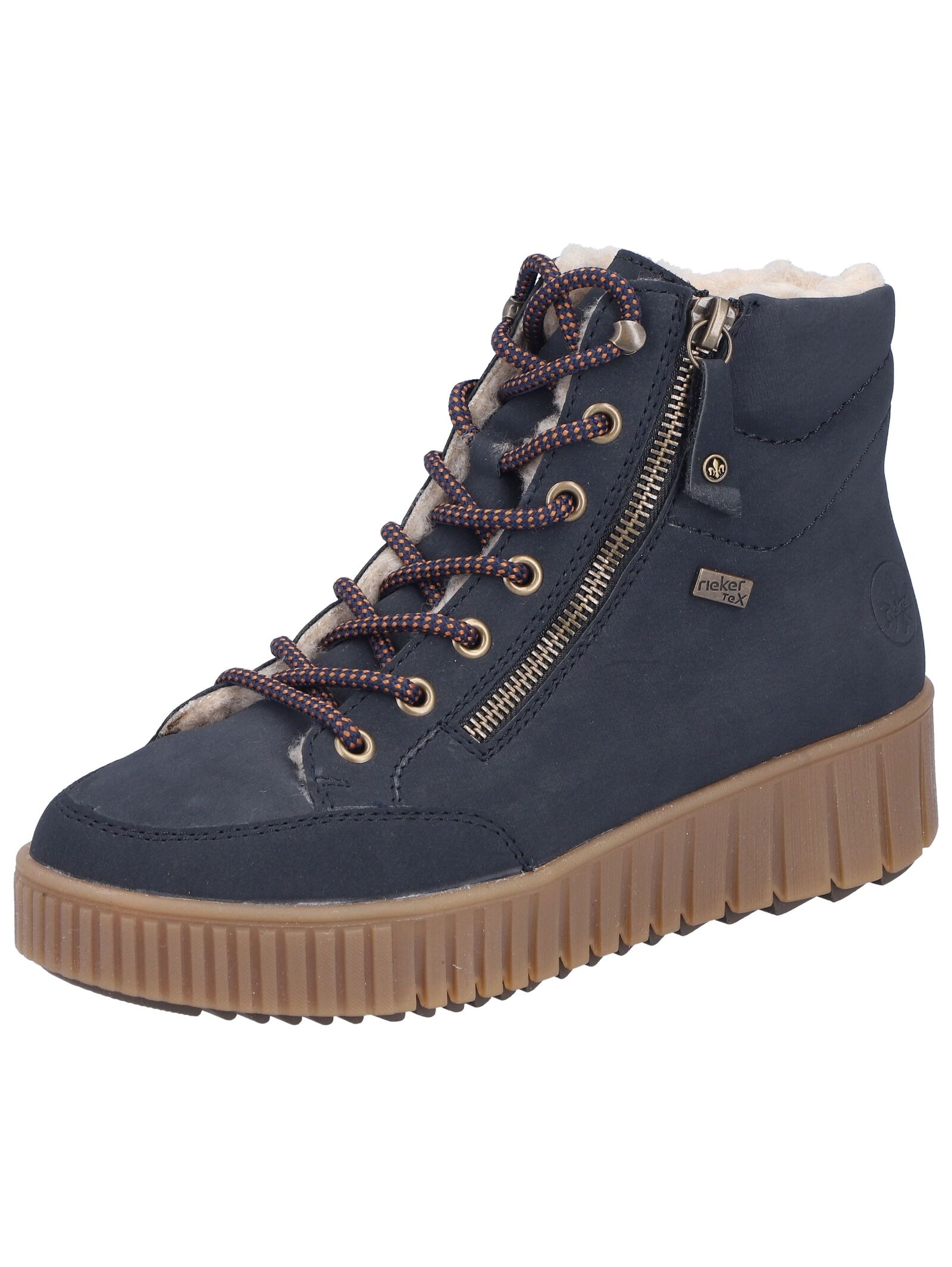 Rieker Schnürstiefelette "Rieker Stiefelette Lederimitat" günstig online kaufen