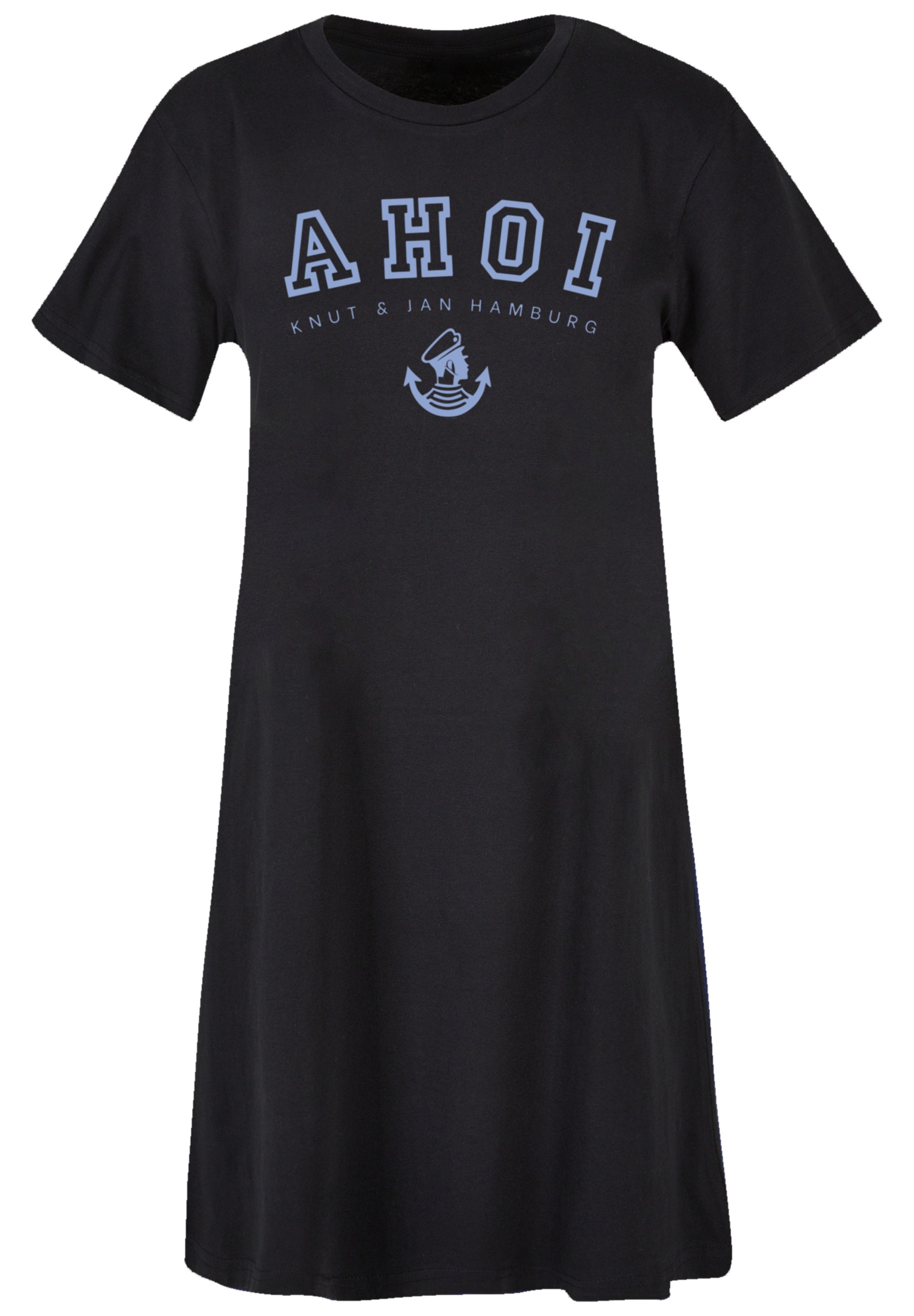 F4NT4STIC Shirtkleid »Ahoi Knut & Jan Hamburg«, Print