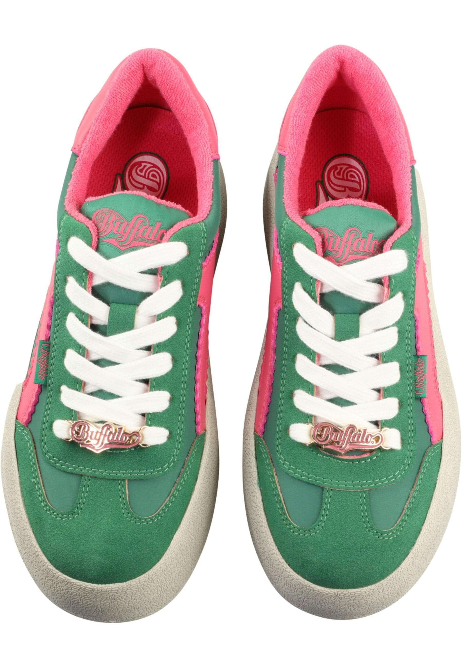 BUFFALO Damen Trainingsschuh "Buffalo CAJO", Gr. 36grün, pink, Schuhe