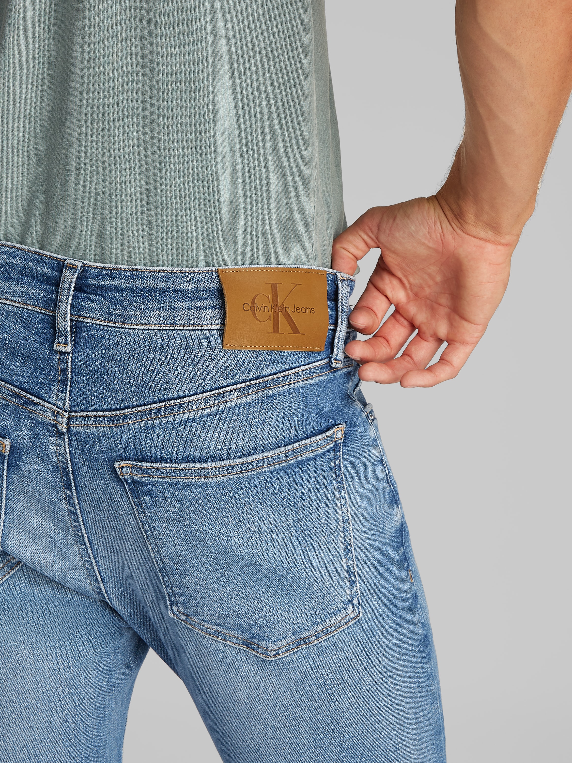 Calvin Klein Jeans Skinny-fit-Jeans "SKINNY", im minimalistischen Look günstig online kaufen