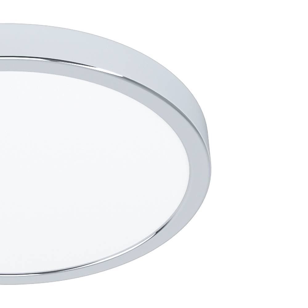 EGLO Deckenleuchte »FUEVA 5 Deckenlampe, IP44, geringe Aufbauhöhe, 20 Watt, Rund«, Leuchtmittel LED-Modul | LED fest integriert, Aufbauleuchte, Badezimmer, Bad-Deckenlampe, modern, 28,5x2,8cm