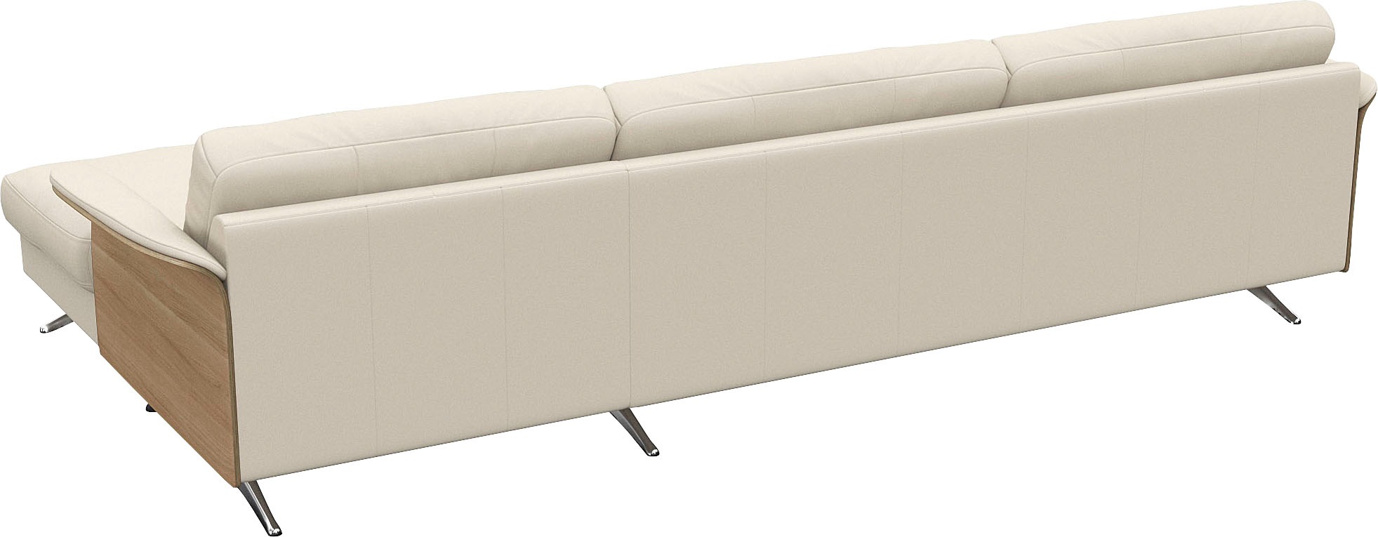 FLEXLUX Ecksofa »Glow, super bequem durch hochwertigem Sitzaufbau mit Federkern, L-Form«, Modernes skandinavisches Design