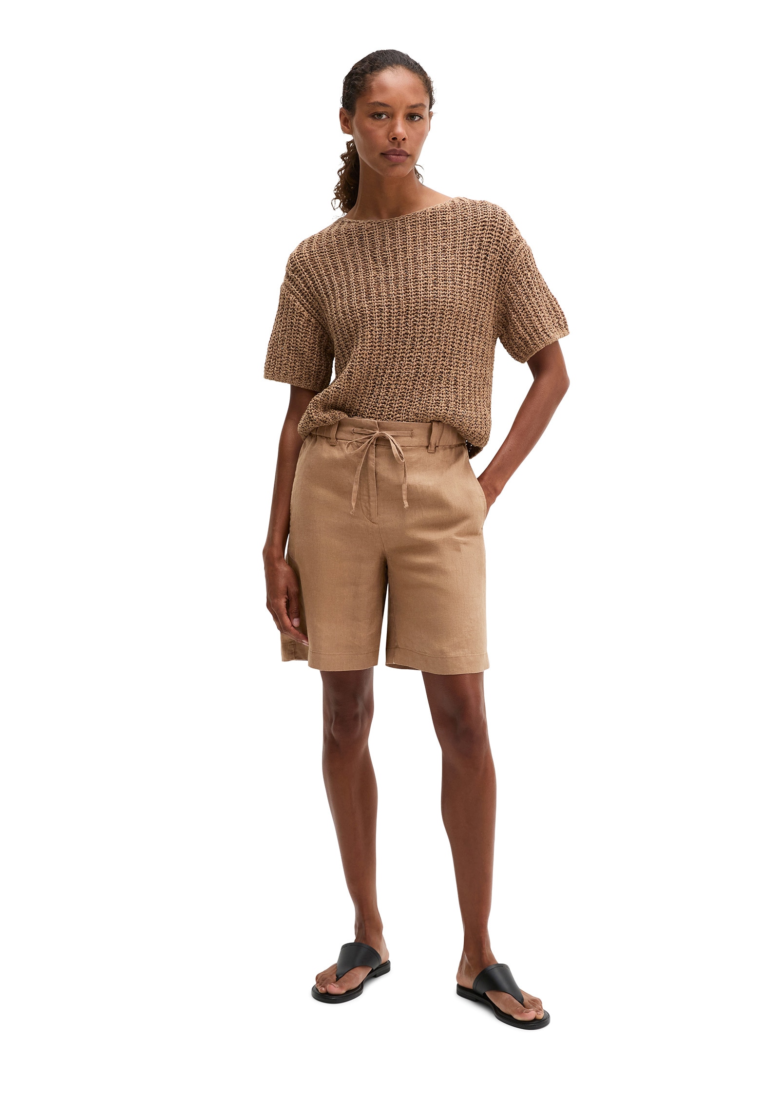 Marc O'Polo Shorts »mit elastischem Tunnelzug-Bund«