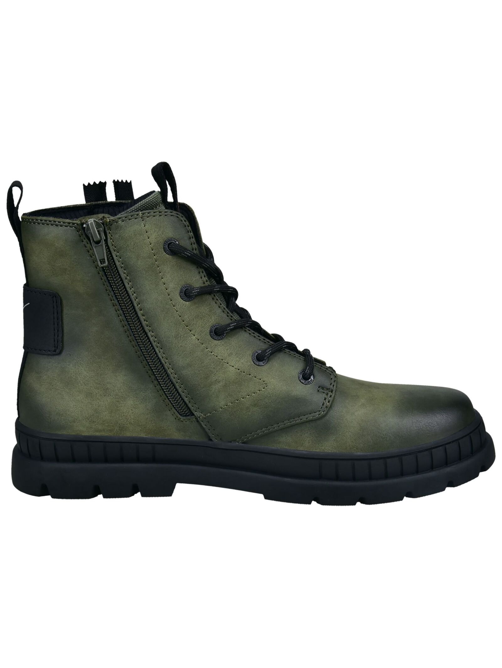 bugatti Schnürstiefelette »bugatti Stiefelette Lederimitat«