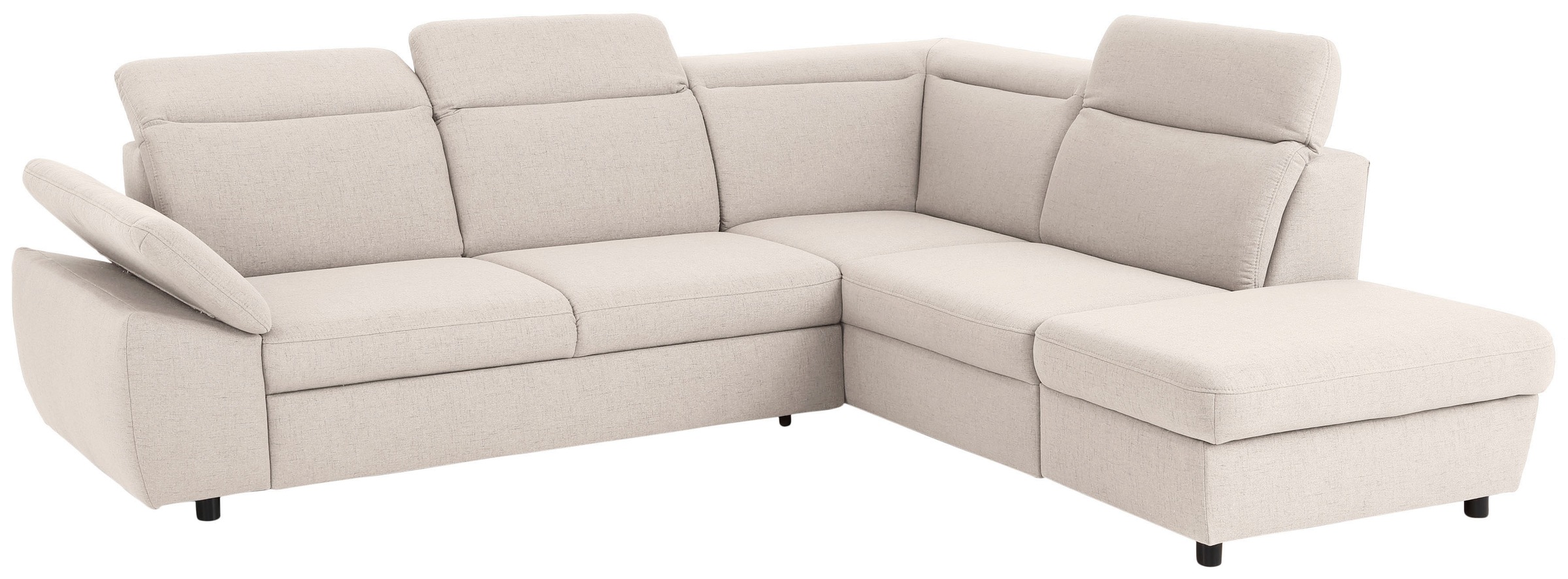 Home affaire Ecksofa »Mauritius L-Form«, mit Ottomane, mit Kopfteil- und Armlehnverstellung