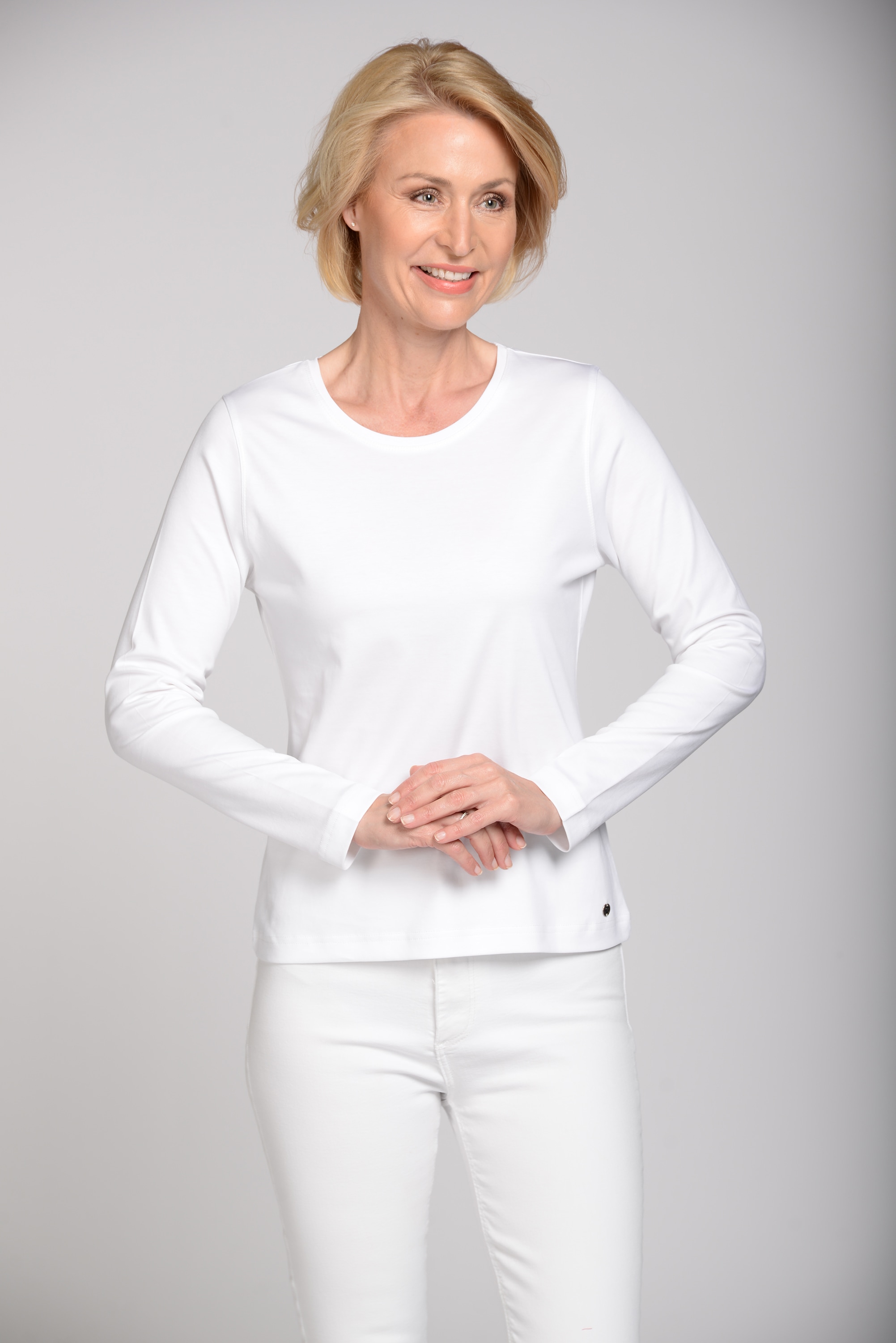 Clarina T-Shirt "VERENA", Pima Cotton Interlock günstig online kaufen