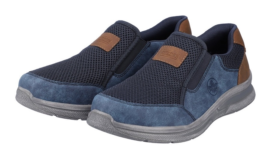 Rieker Slipper, Schlupfschuh, Freizeitschuh mit seitlichen Stretcheinsätzen, G-Weite