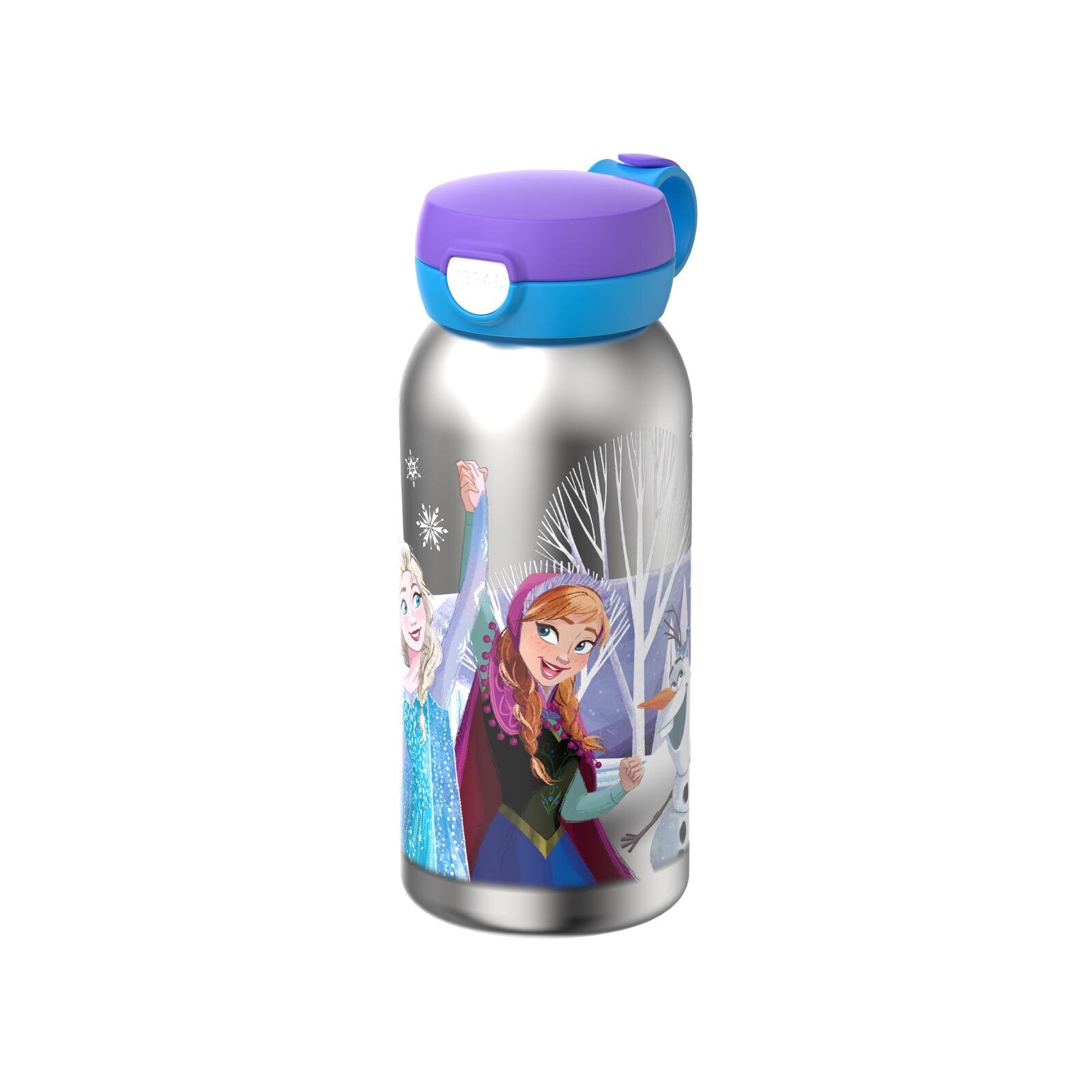Mepal Trinkflasche "Edelstahl-Trinkflasche mit Klappdeckel Campus 600 ml" Spülmaschinengeeignet