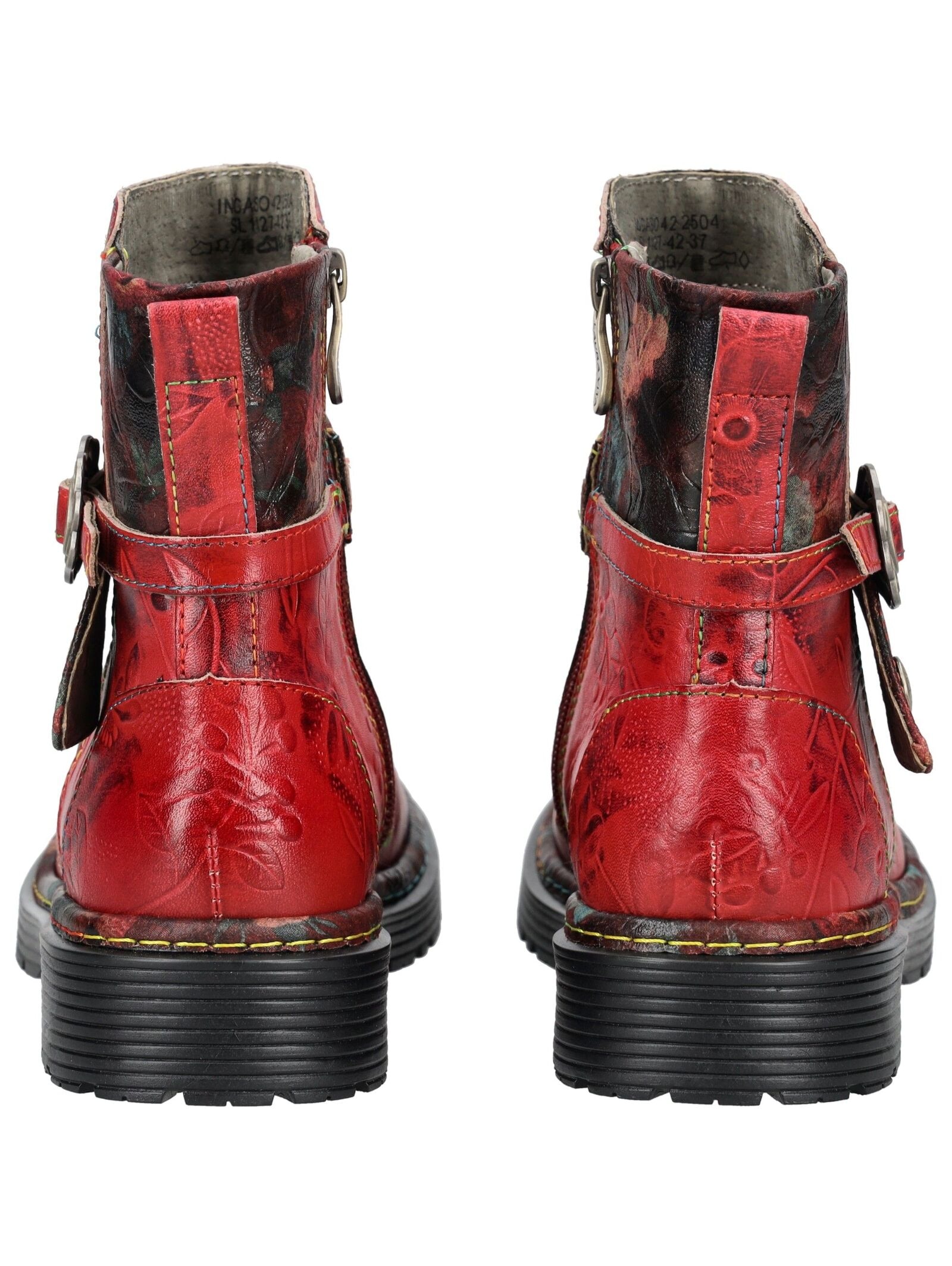 LAURA VITA Bikerboots »LAURA VITA Stiefelette Leder/Textil«
