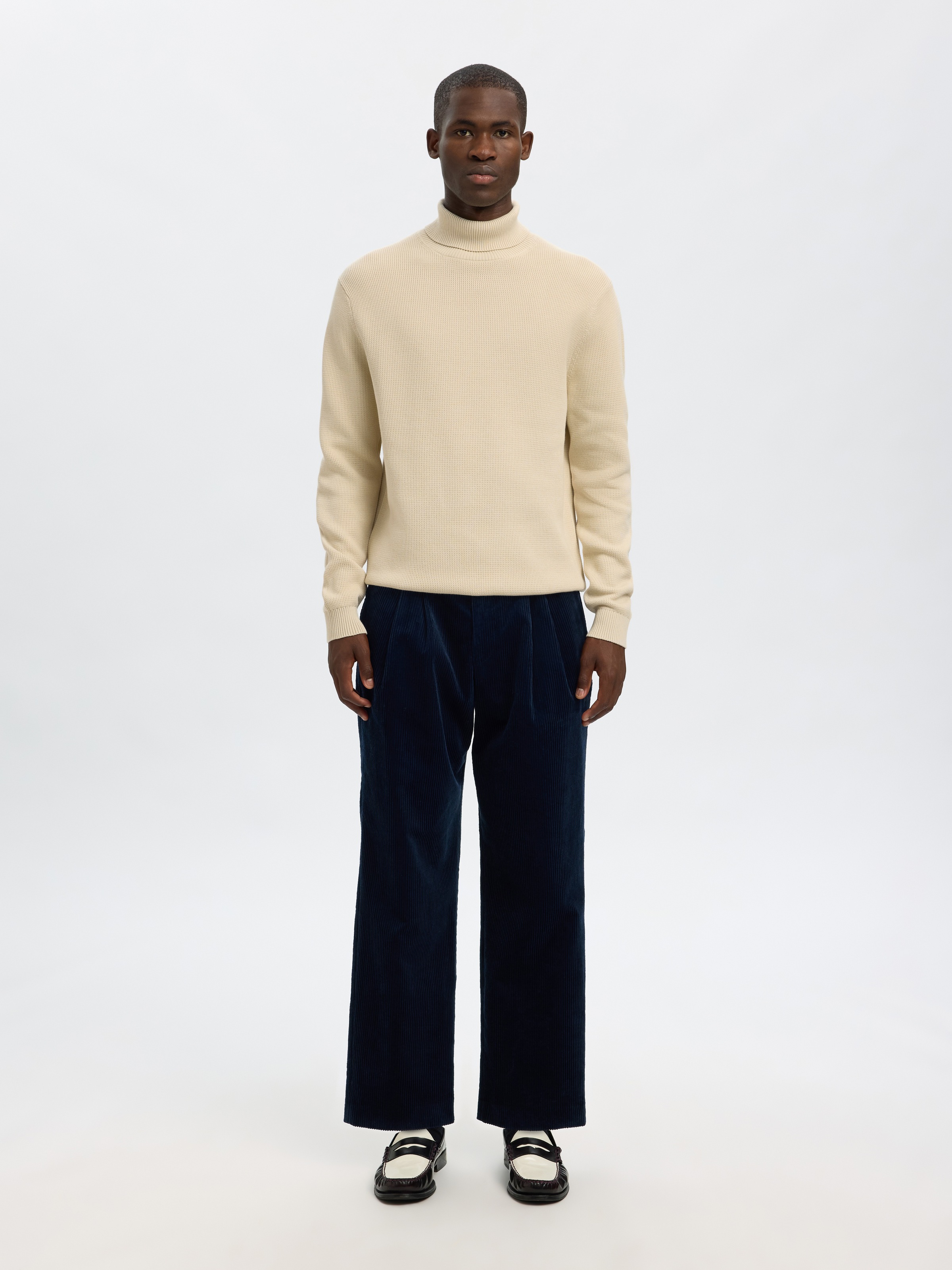 Thumbnail - SELECTED Rollkragenpullover "SLHDANE LS KNIT STRUCTURE ROLL NECK NOOS"