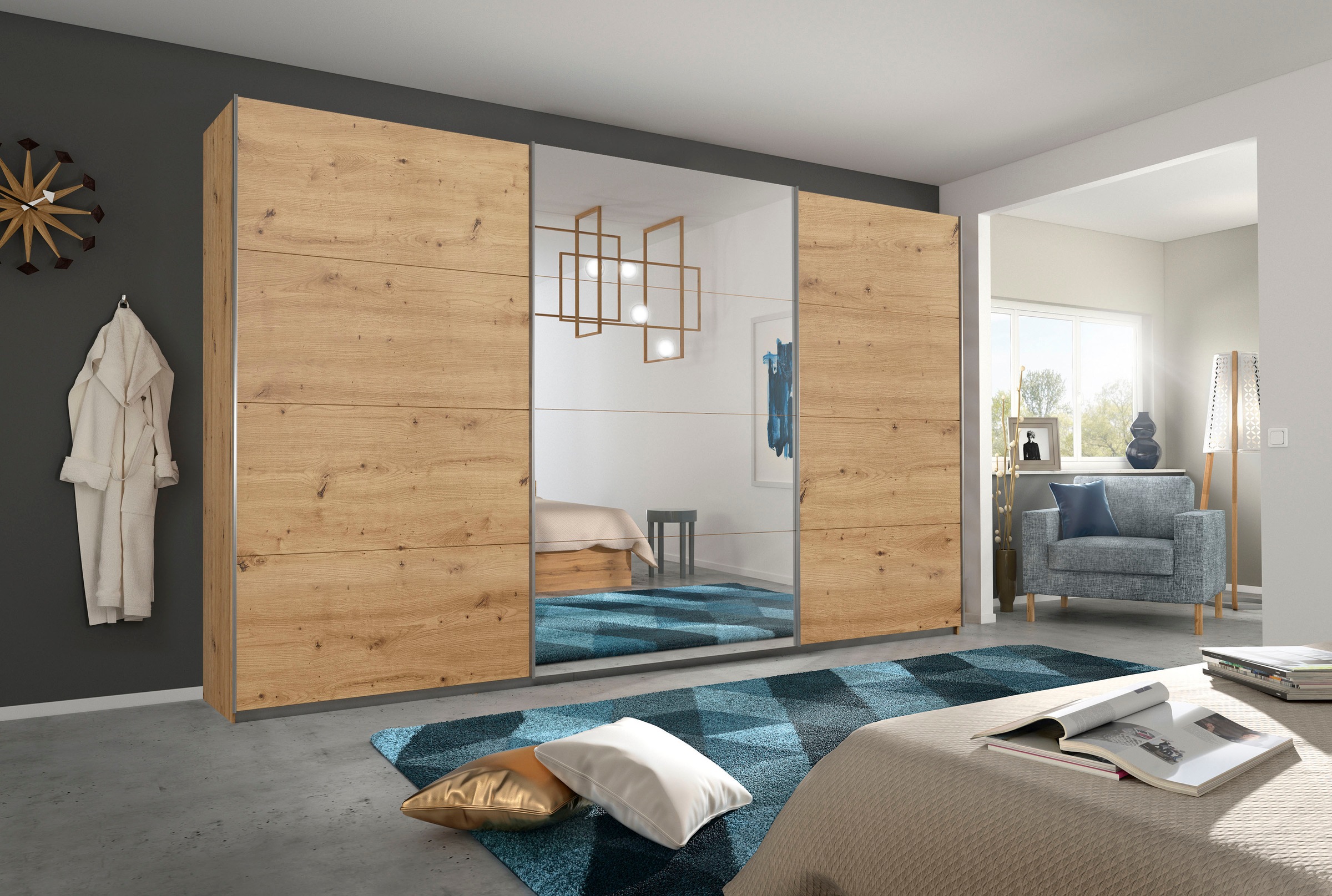 rauch Schwebetürenschrank "Kleiderschrank Schrank Garderobe Schlafzimmersch günstig online kaufen