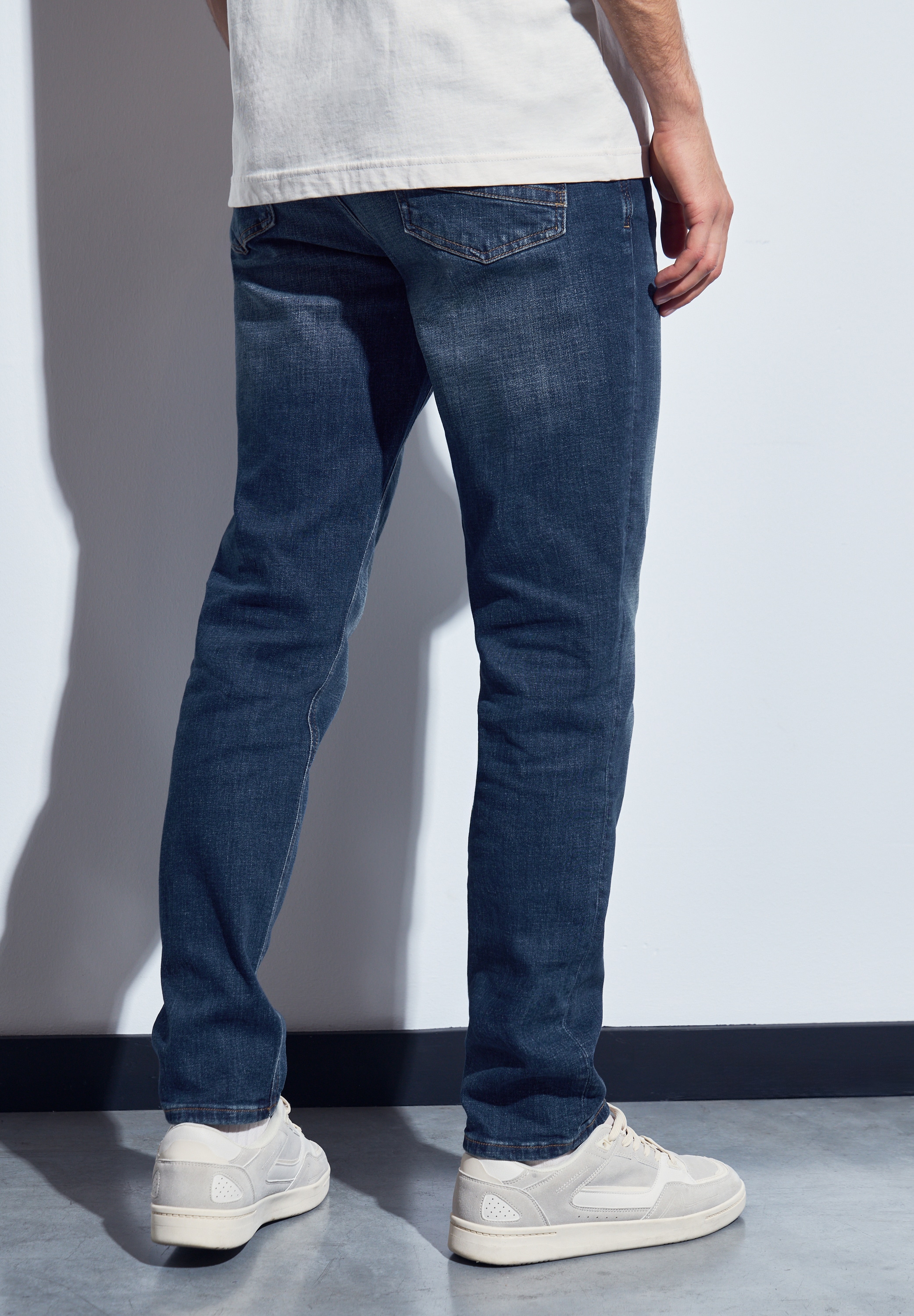 STREET ONE MEN Regular-fit-Jeans, aus Baumwolle mit Stretchanteil günstig online kaufen