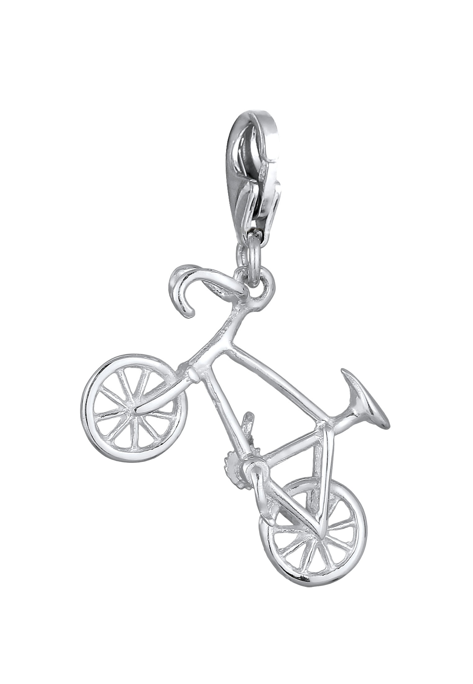 Nenalina Charm-Einhänger »Fahrrad Bike Anhänger Kettenanhänger 925 Silber«