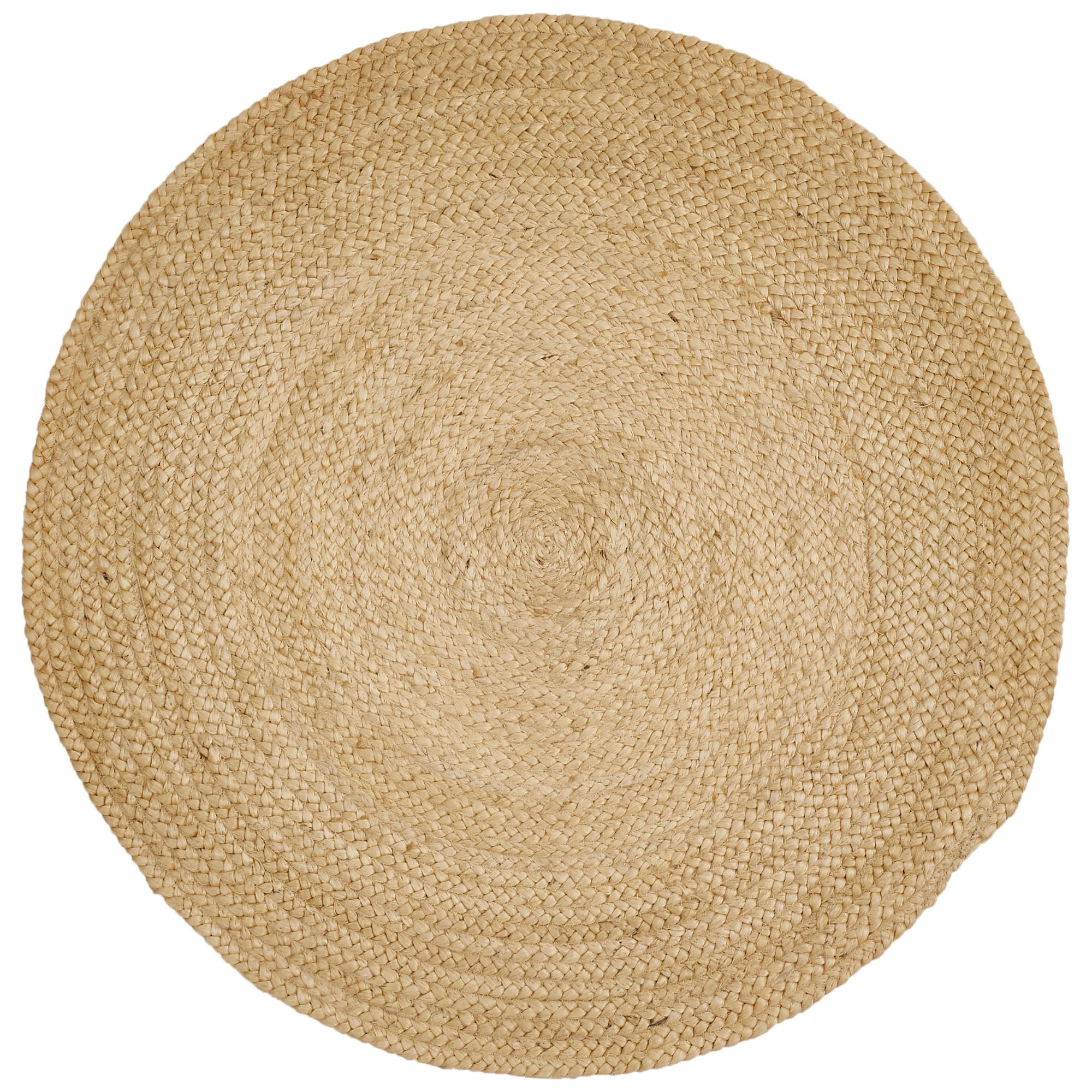 LUXOR living Teppich »Ibo, Juteteppich« rund 7 mm Höhe Wendeteppich, handgeflochten, Naturfaser, Boho-Style