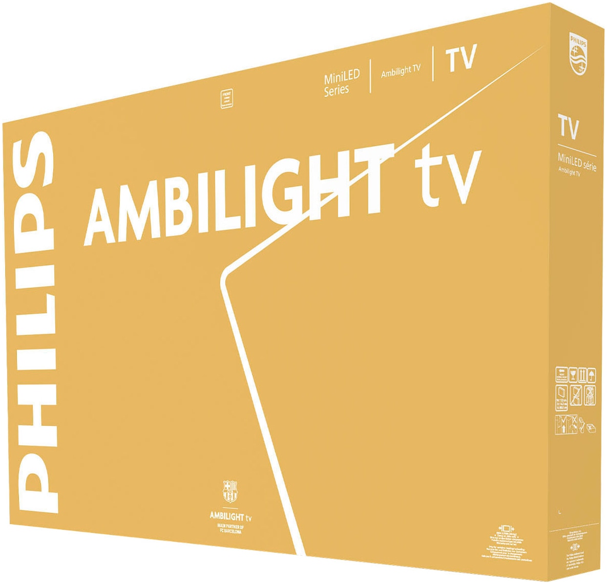 Philips QLED Mini LED-Fernseher »85MLED910/12«, 4K Ultra HD, Smart-TV