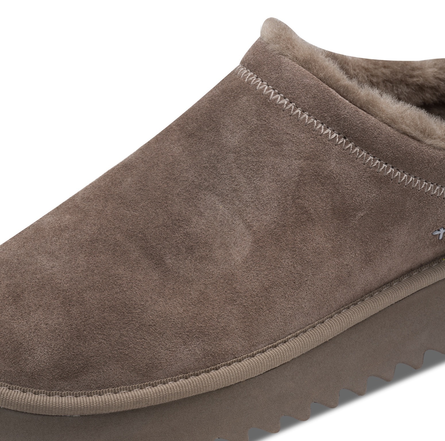 Tamaris Hausschuh, Clogs, Bequemschuh mit Fellimitat-Kragen