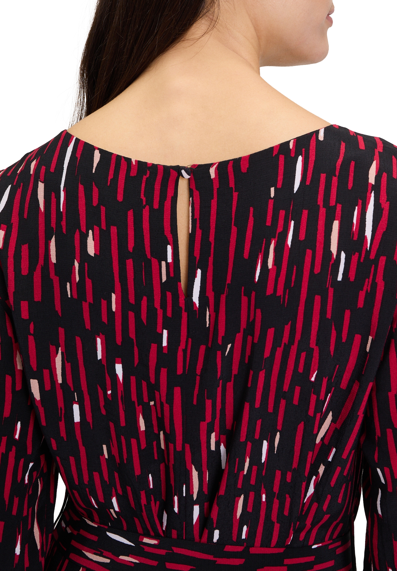 Betty&Co Druckkleid »Betty & Co Damen Casual-Kleid mit 3/4 Arm«, Druck