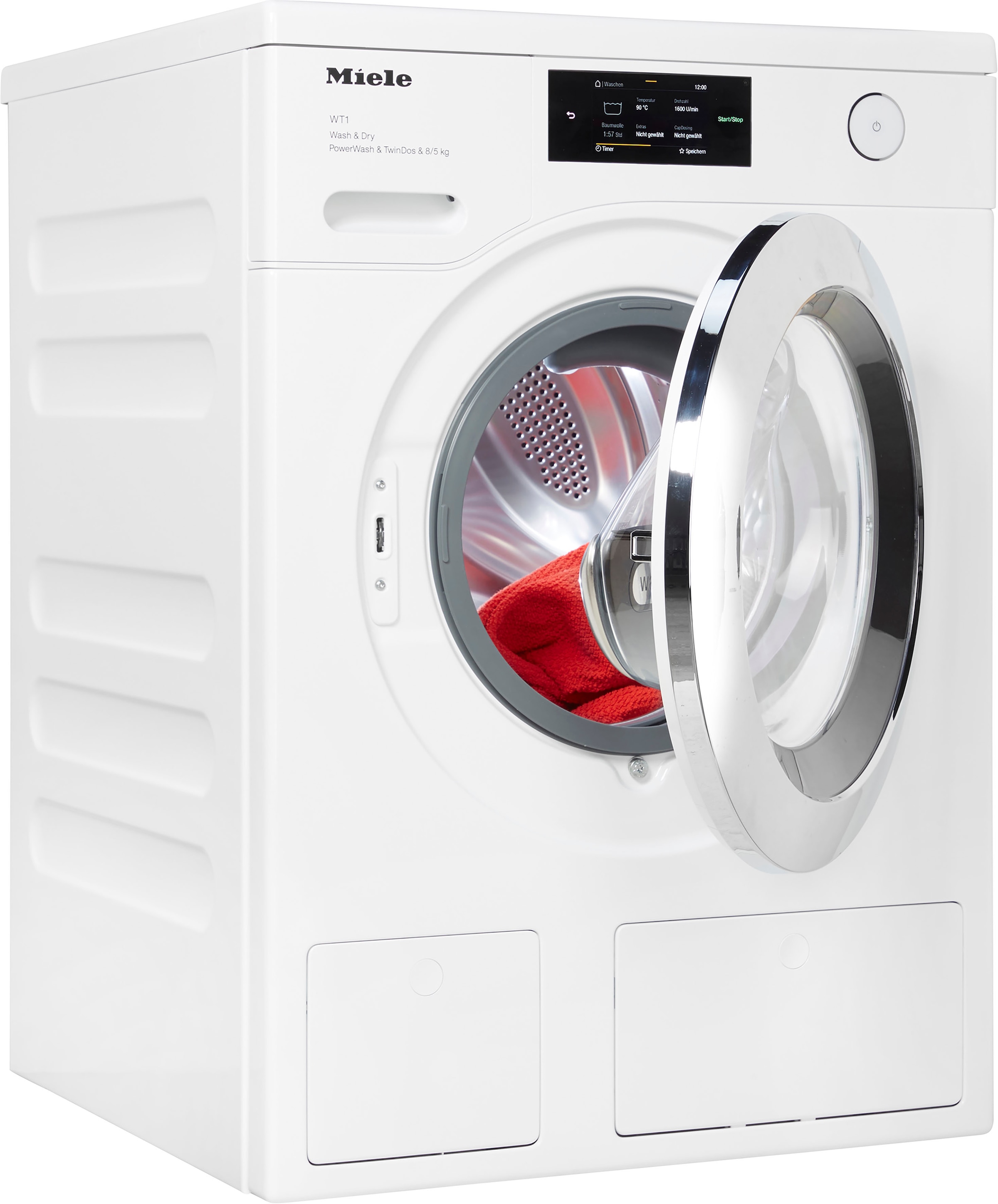 Miele Waschtrockner »WTR860WPM D LW PWash&TDos 8/5 Kg«, unterbaufähig,  QuickPower für schnelles Waschen und Trocknen kaufen | BAUR