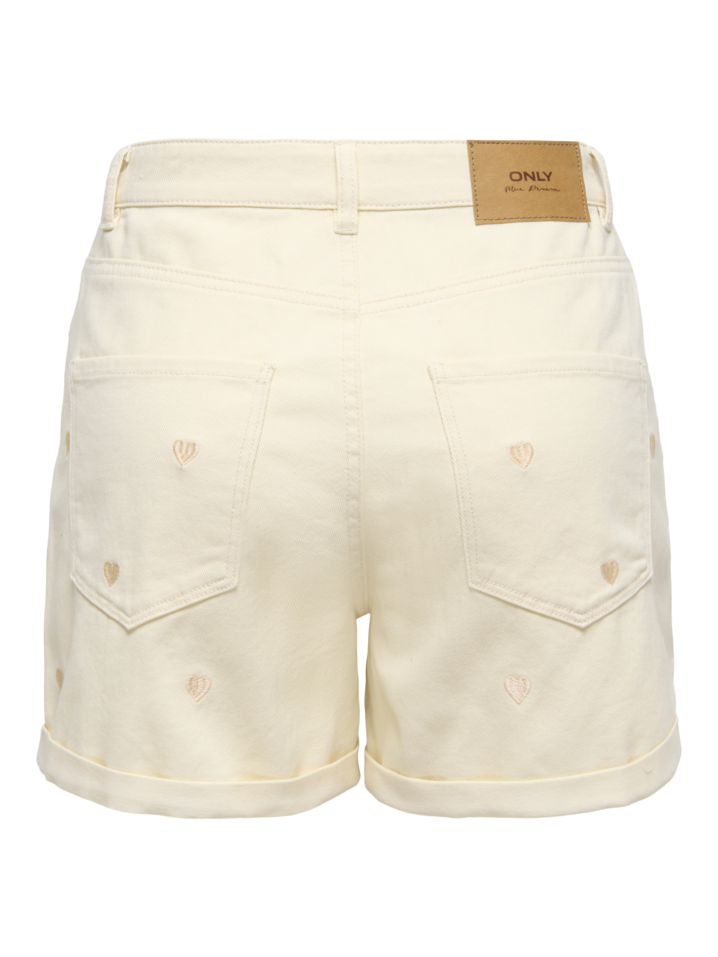 ONLY Jeansshorts »ONLVEGA HW EMBROIDERY DNM SHORTS GUANOOS« Baumwolle, High Waist