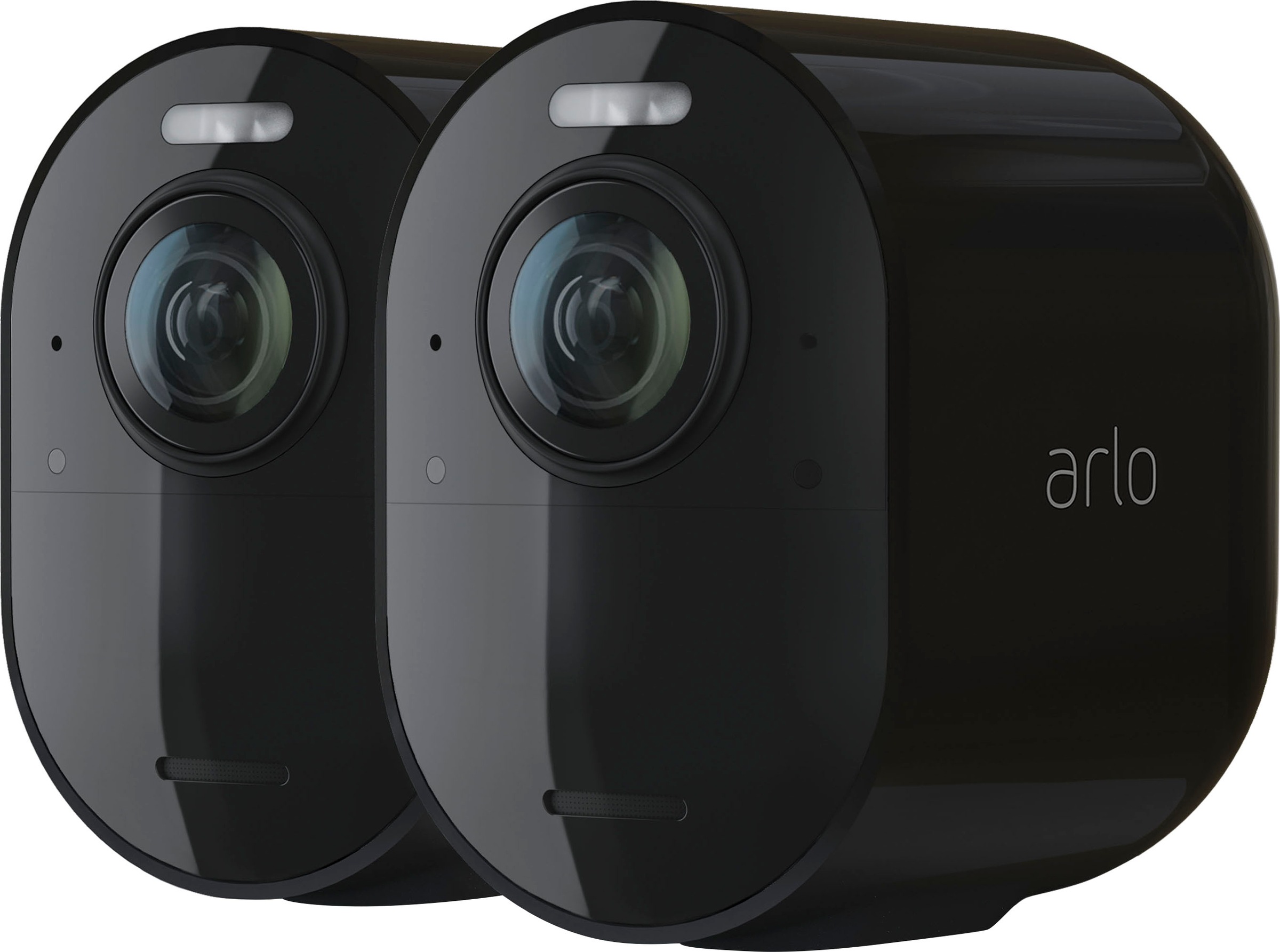 ARLO Überwachungskamera »Arlo Ultra 2 Spotlight-Kamera-Set«, Außenbereich, Reichweite bis 91,4 m,Geräuscherkennung,Integrierte Sirene,Antenne