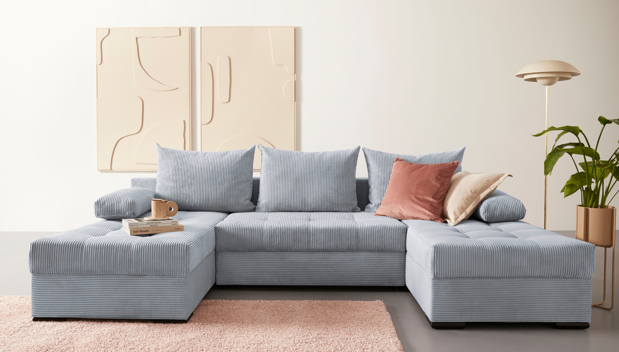 COLLECTION AB Wohnlandschaft Josy, U-Form, Schlafsofa günstig online kaufen