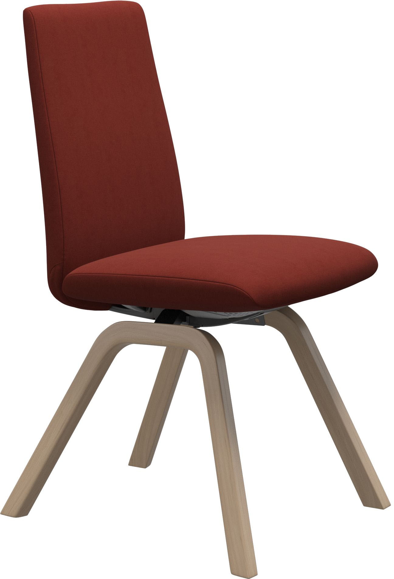 Stressless® Polsterstuhl »Laurel«, Microfaser DINAMICA, Low Back, Größe M, mit schräggestellten Beinen in Eiche natur