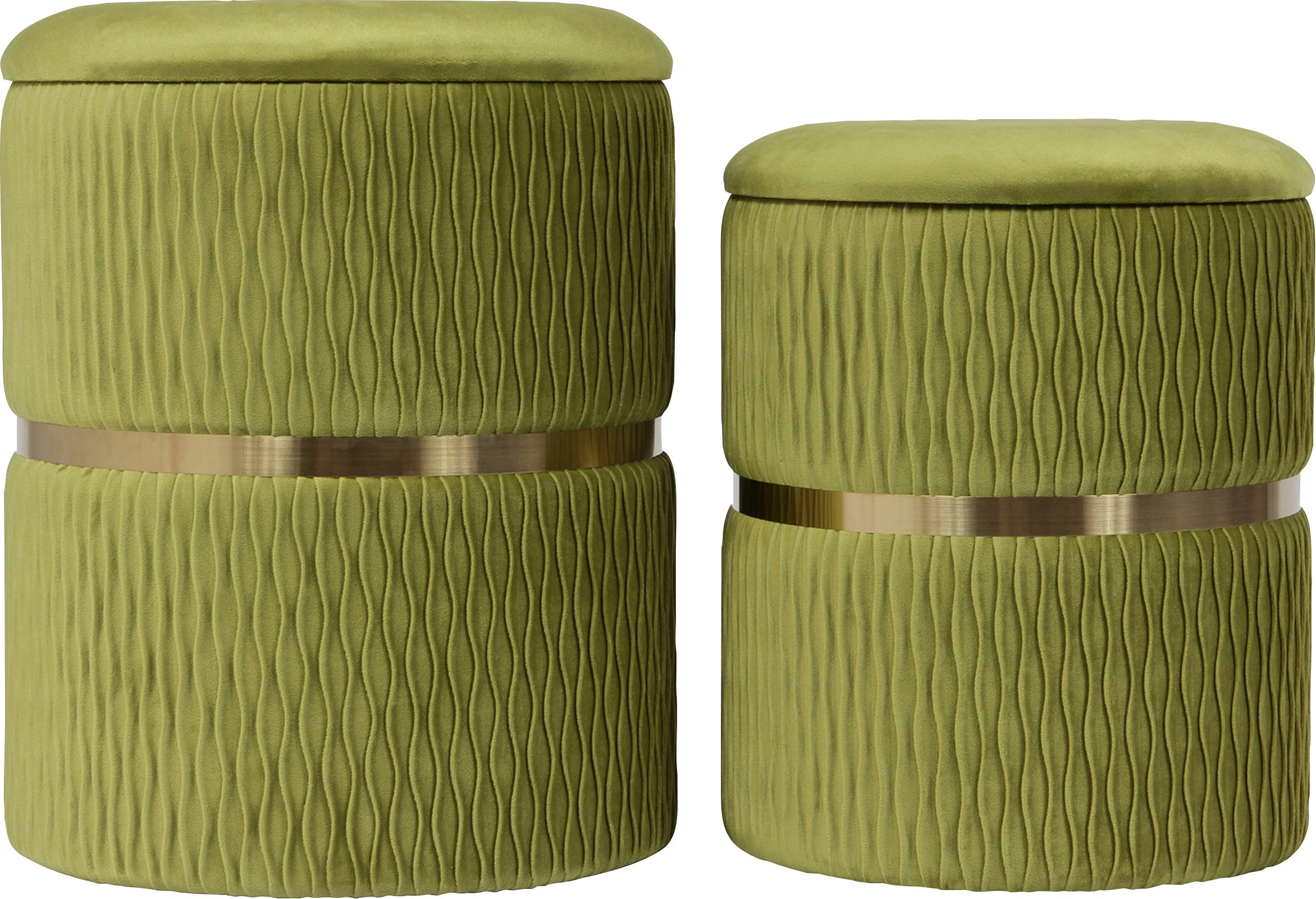 Kayoom Sitzhocker "Hocker Milas 2er-Set, Praktischer und versteckter Staura günstig online kaufen