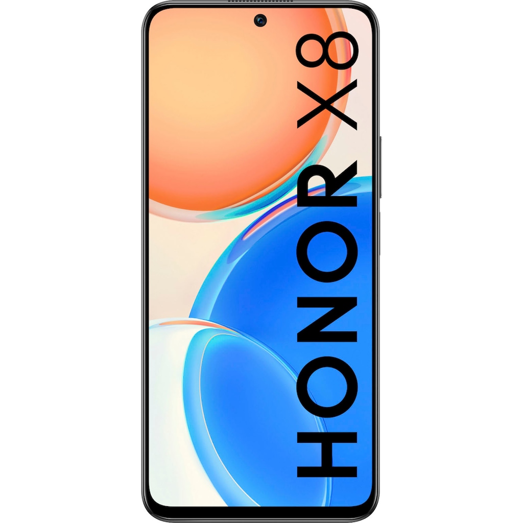 Honor Smartphone »HONOR X8«, Midnight Black, 17,02 cm/6,7 Zoll, 128 GB Speicherplatz