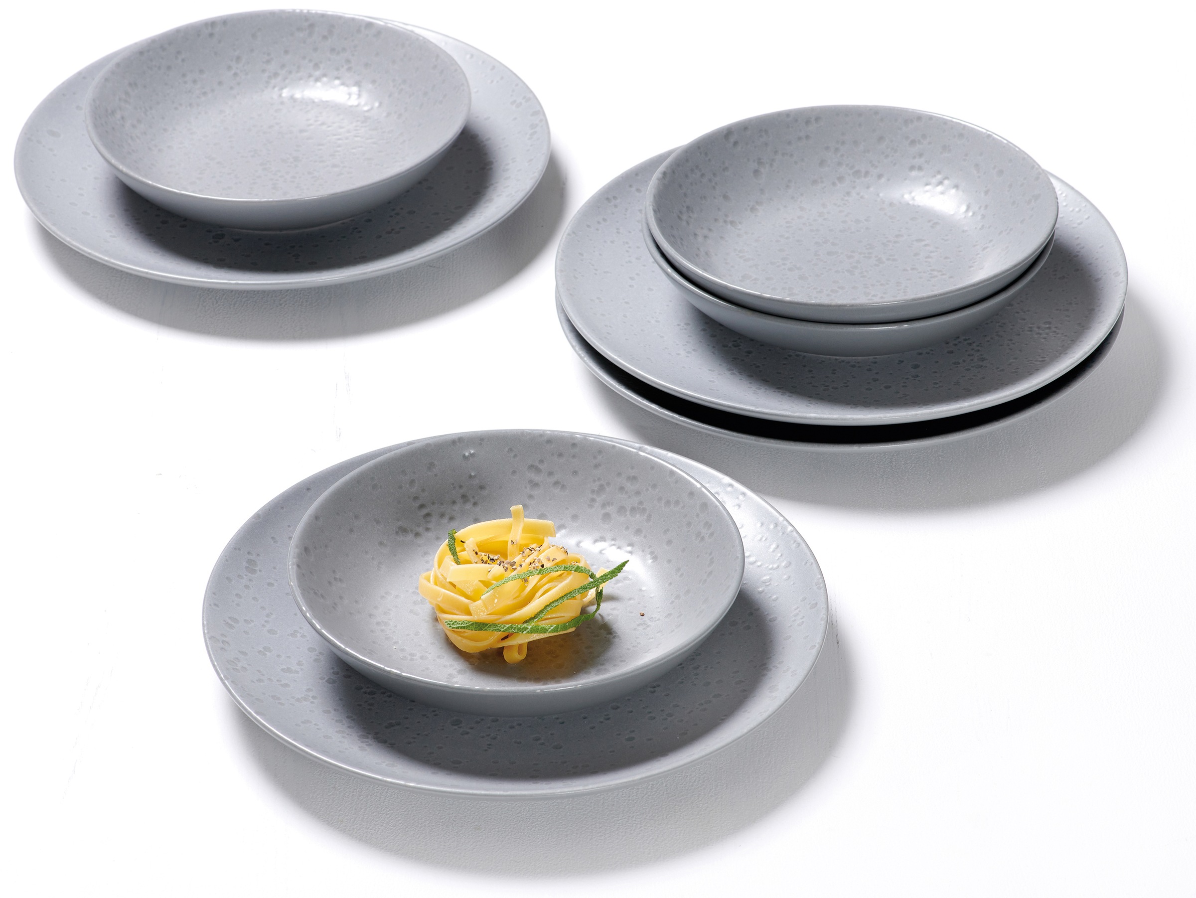 Thumbnail - Ritzenhoff & Breker Tafelservice "Teller Set, Geschirr-Set Kitwe" Reaktivglasur, jedes Stück ein Unikat, 8 Teile, für 4 ...