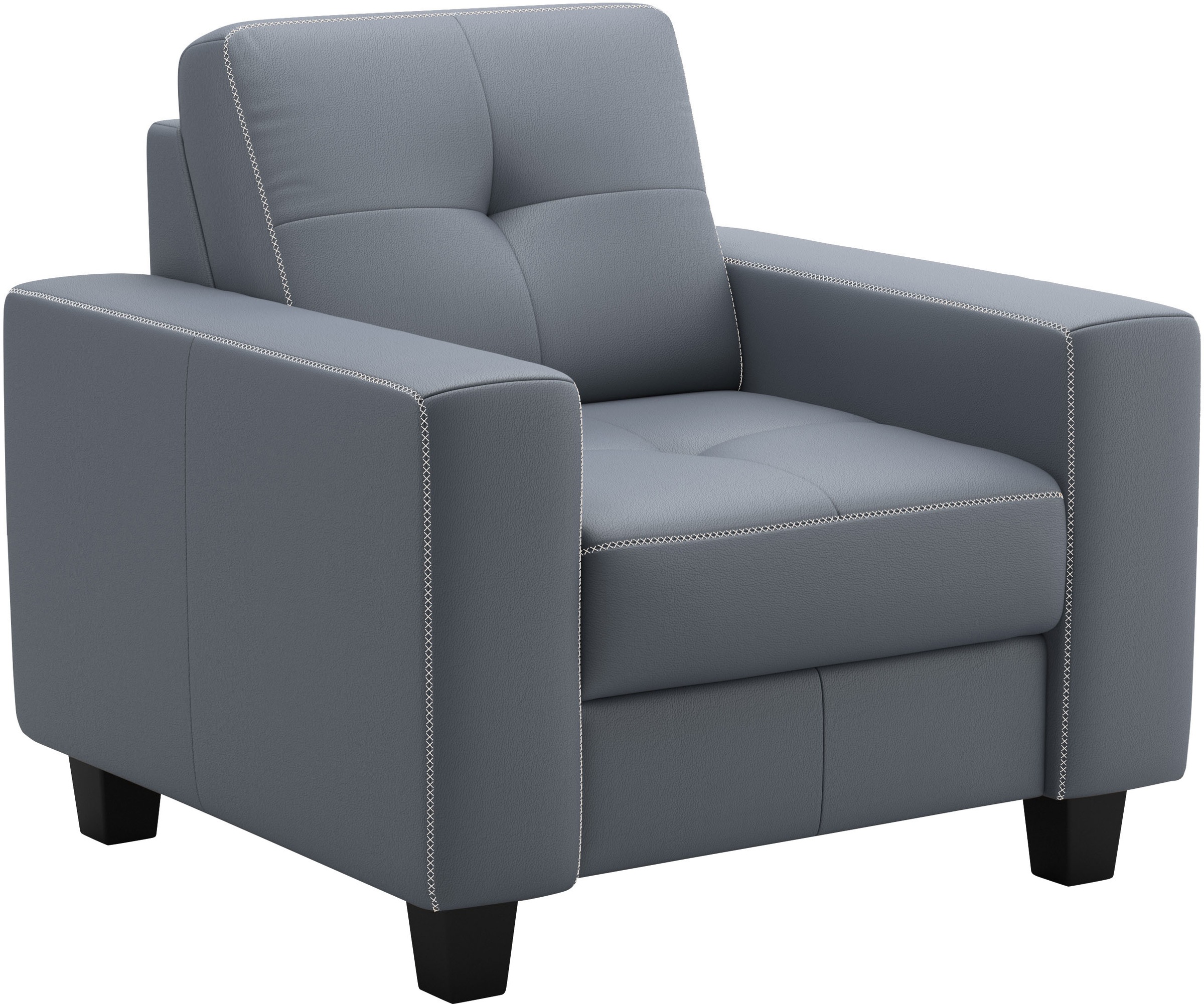 Places of Style Sessel »Varese«, Kreuznaht in beige