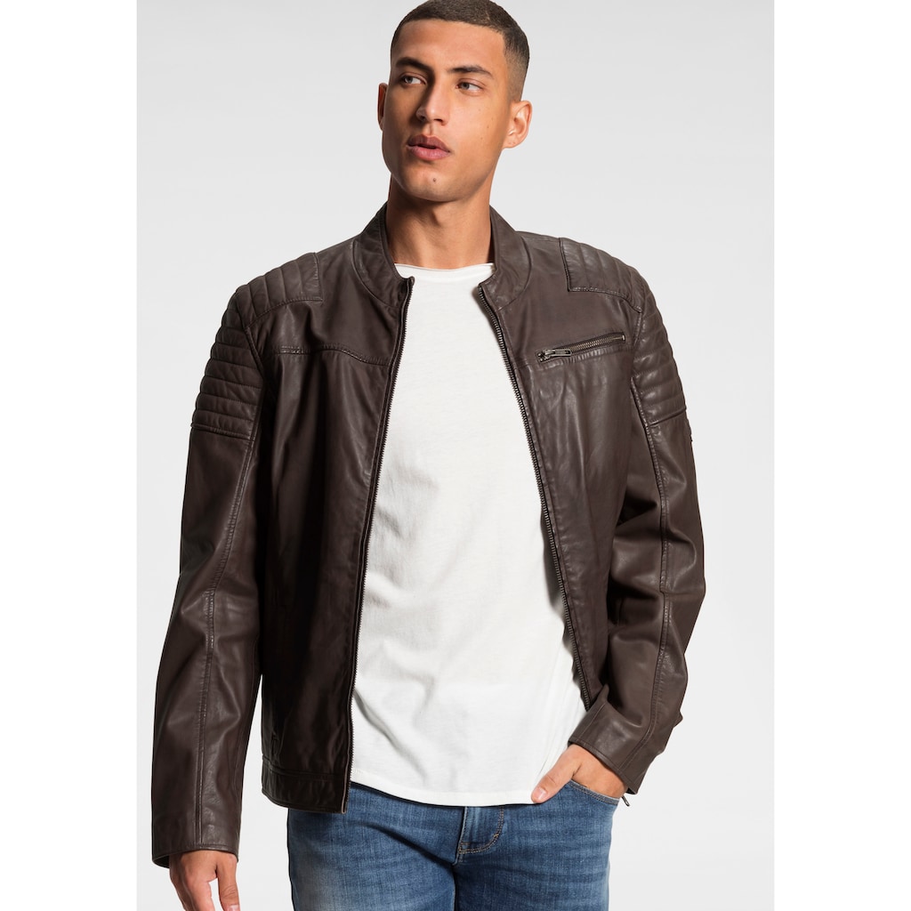 Bruno Banani Lederjacke »Rocha«