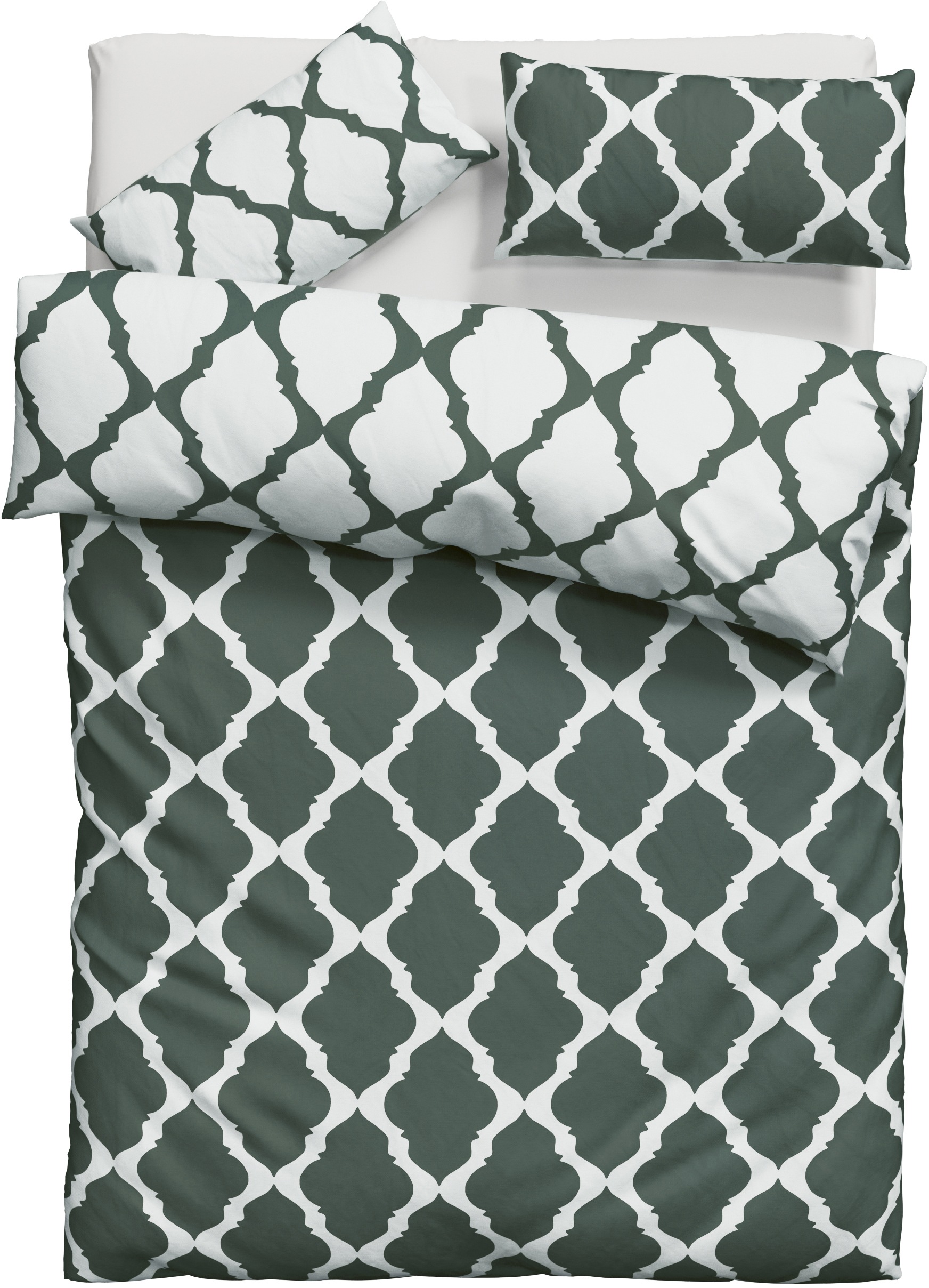 OTTO home Wendebettwäsche "Alba in Gr. 135x200 oder 155x220 cm" 2 tlg. Bett günstig online kaufen