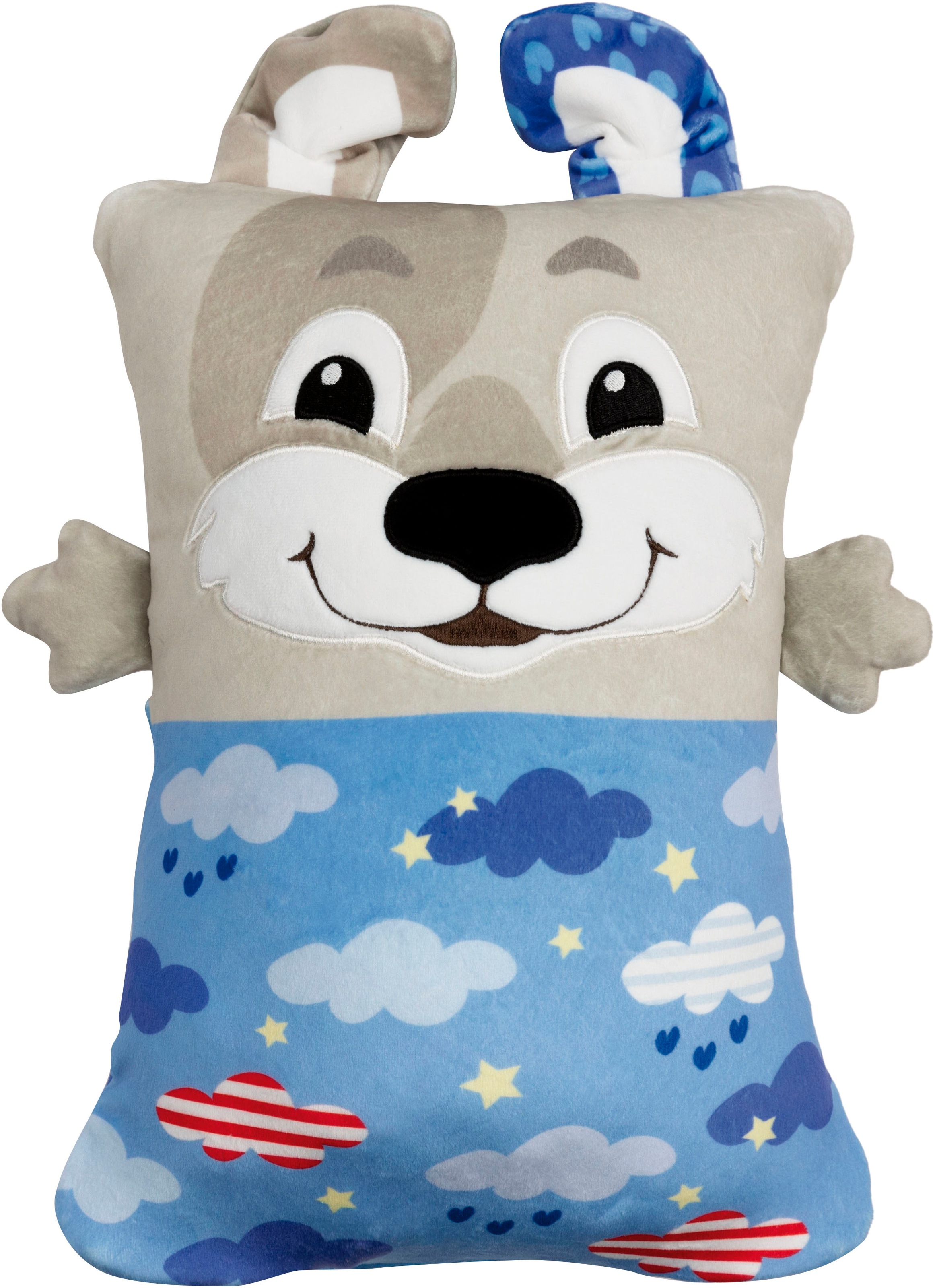 Nici Kuscheltier »Cosidoos, Hund mit Wendefunktion 30x20 cm«, enthält recyceltes Material (Global Recycled Standard)