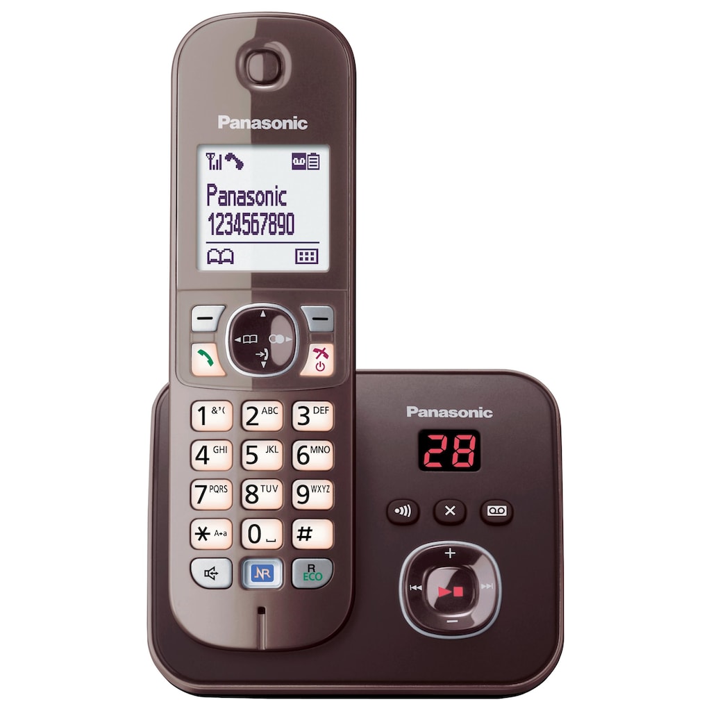 Panasonic Schnurloses DECT-Telefon »KX-TG6821G«, (Mobilteile: 1)