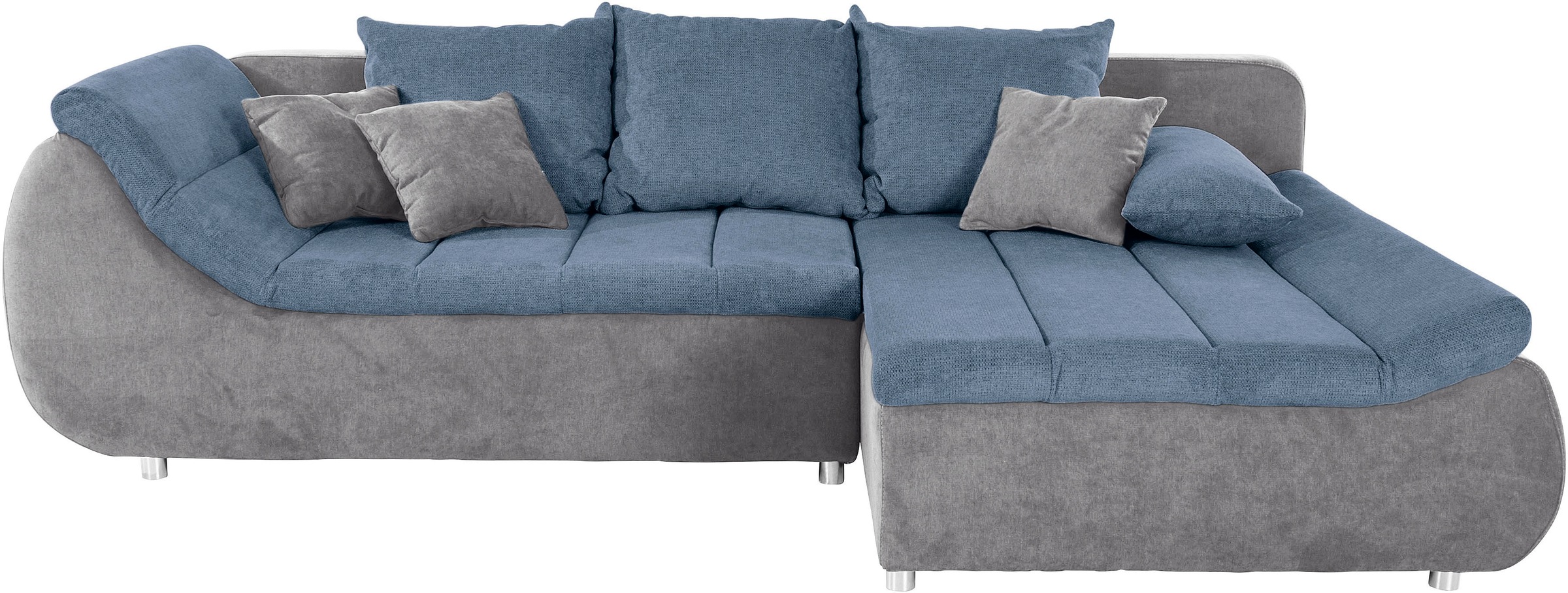 Home affaire Ecksofa "Imola, elegant und modern, aktuelle Steppung im Sitz, günstig online kaufen