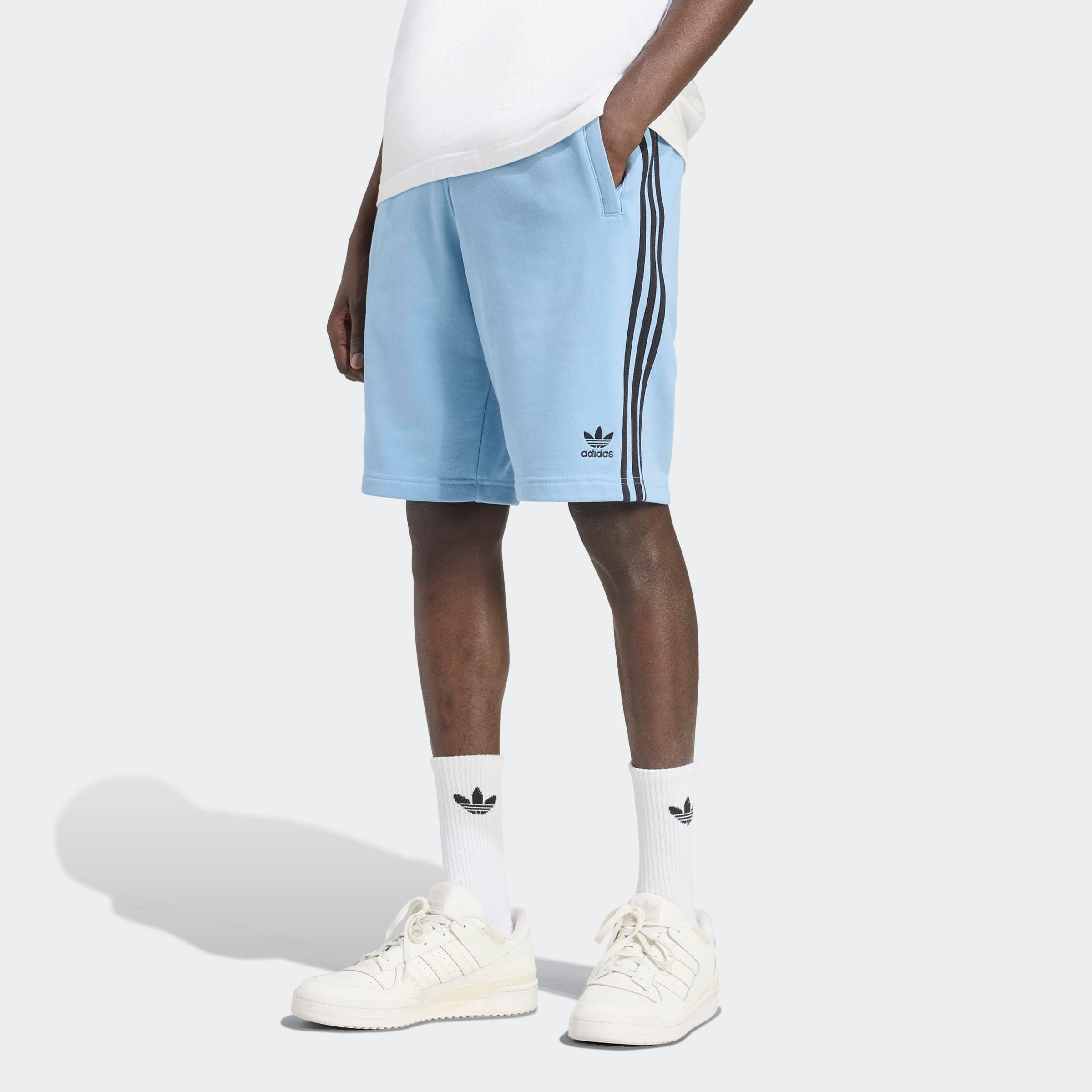 adidas Originals Shorts "3-STRIPE SHORT" Drei Streifen Sweat Shorts aus wei günstig online kaufen