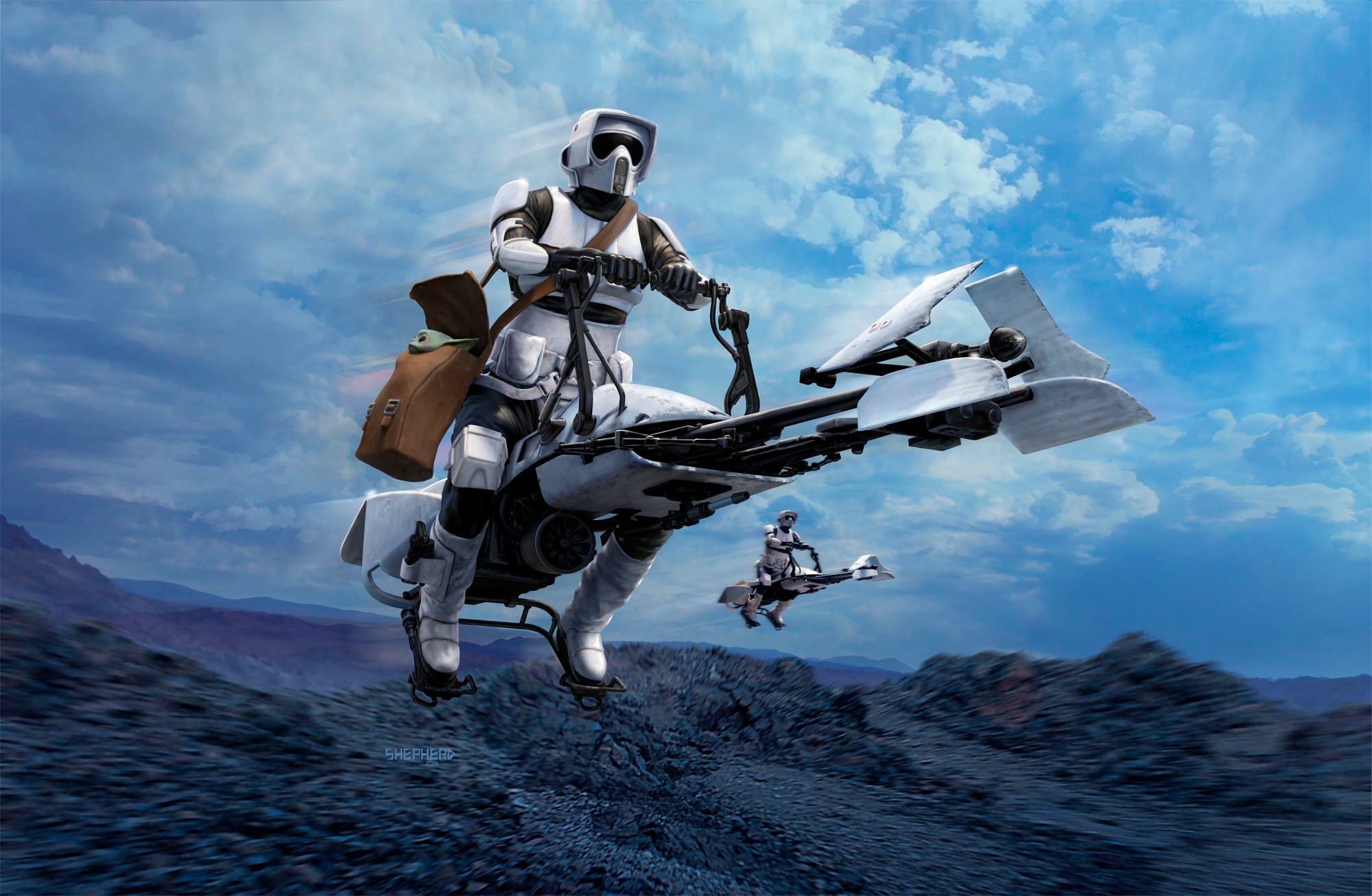 Revell® Modellbausatz »Speeder Bike™: The Mandalorian«, 1:12, Made in Europe