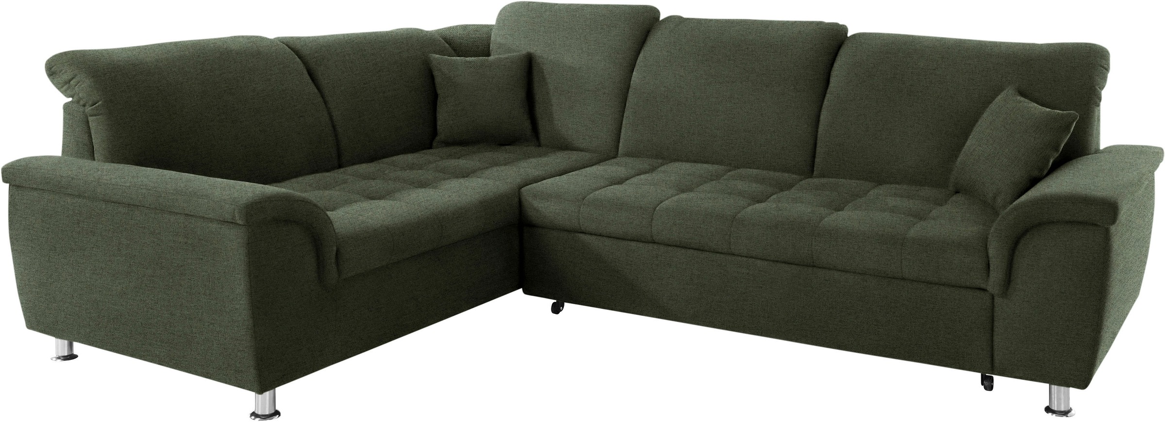 DOMO collection Ecksofa »Franzi L-Form«, wahlweise mit Kopfteilverstellung (dann Breite: 275 cm)