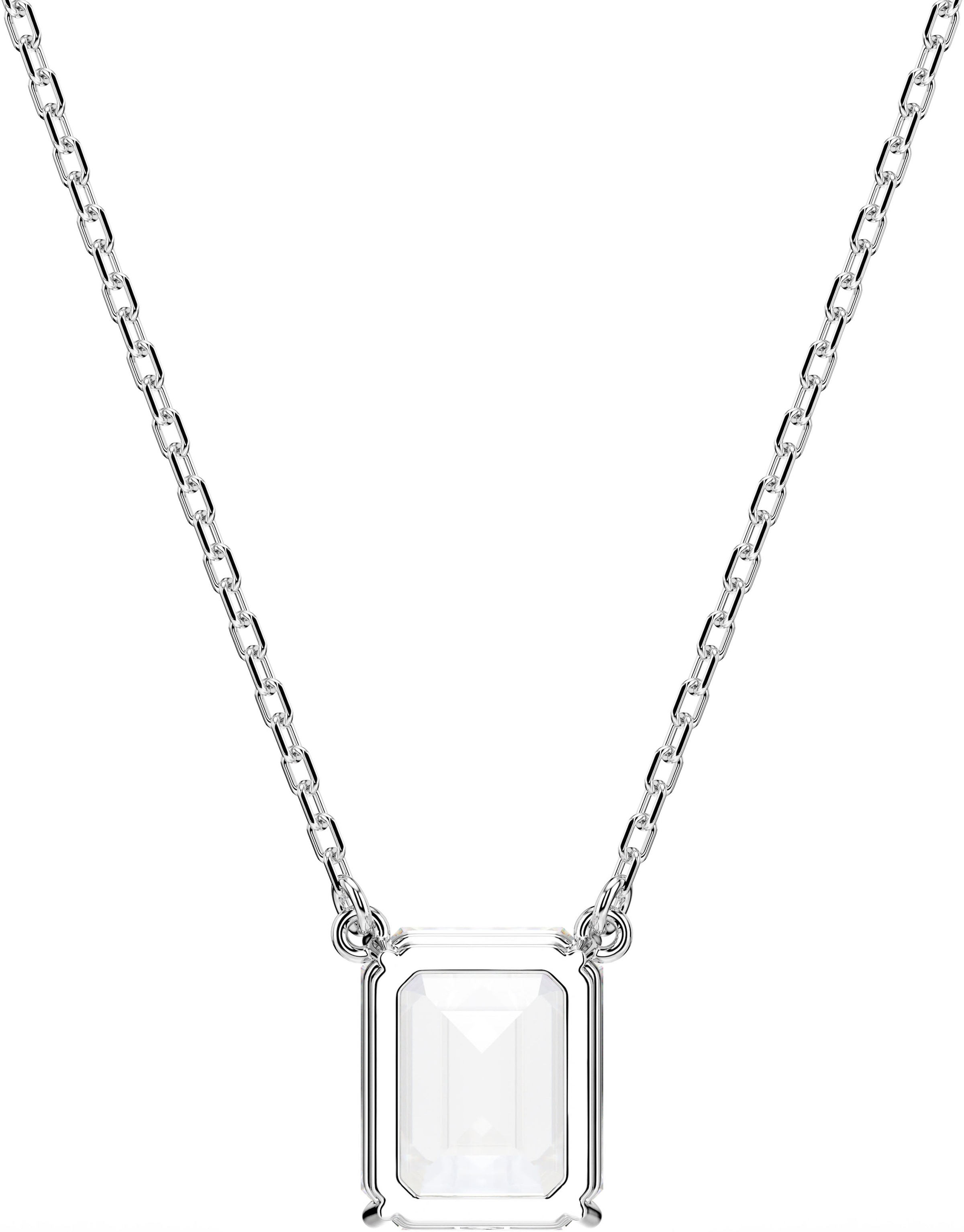 Swarovski Kette mit Anhänger »Stilla Octagon«, mit Swarovski® Zirkonia (synth.)